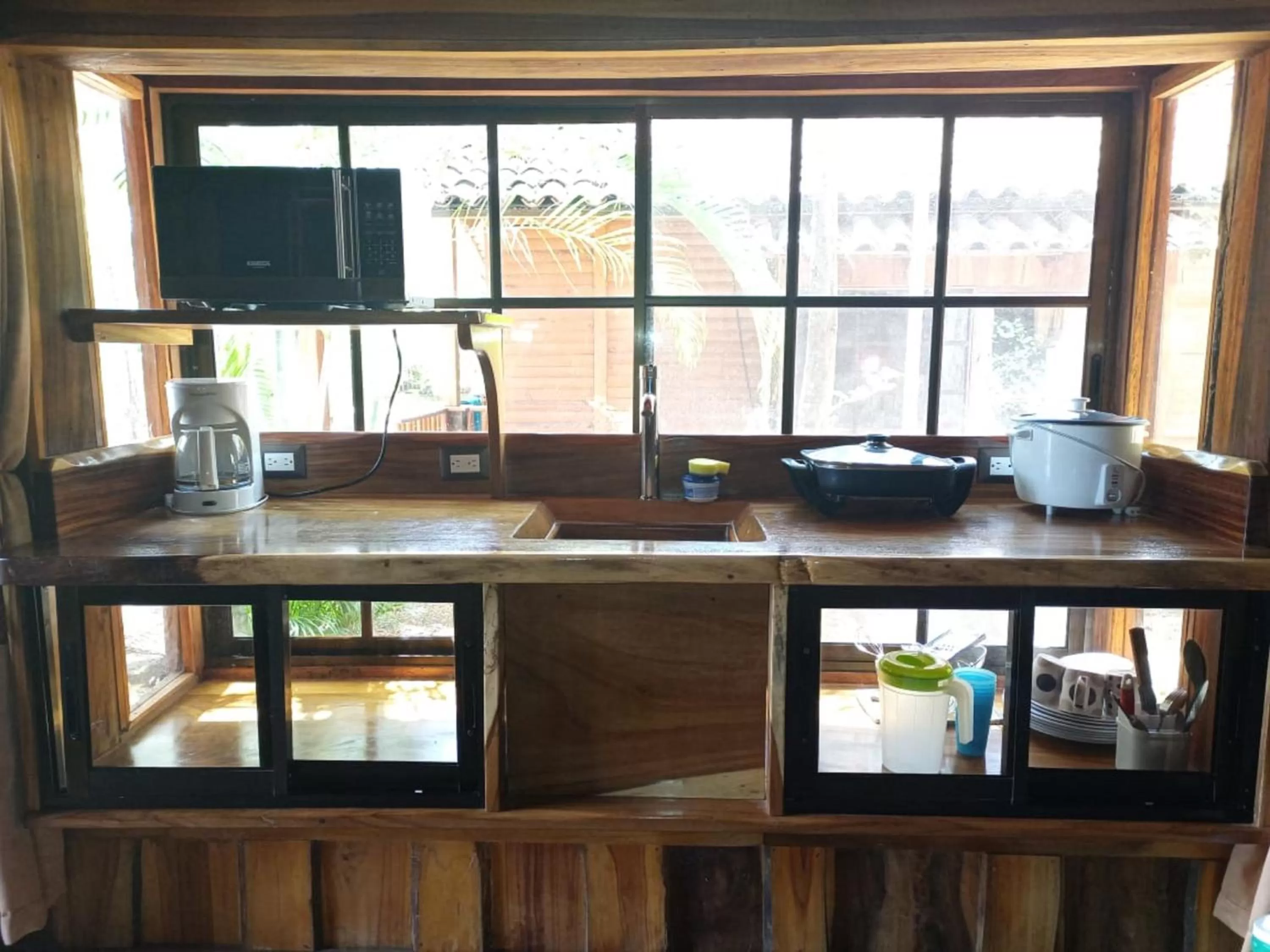 Kitchen or kitchenette in La Boya Hotel y Parque Acuático