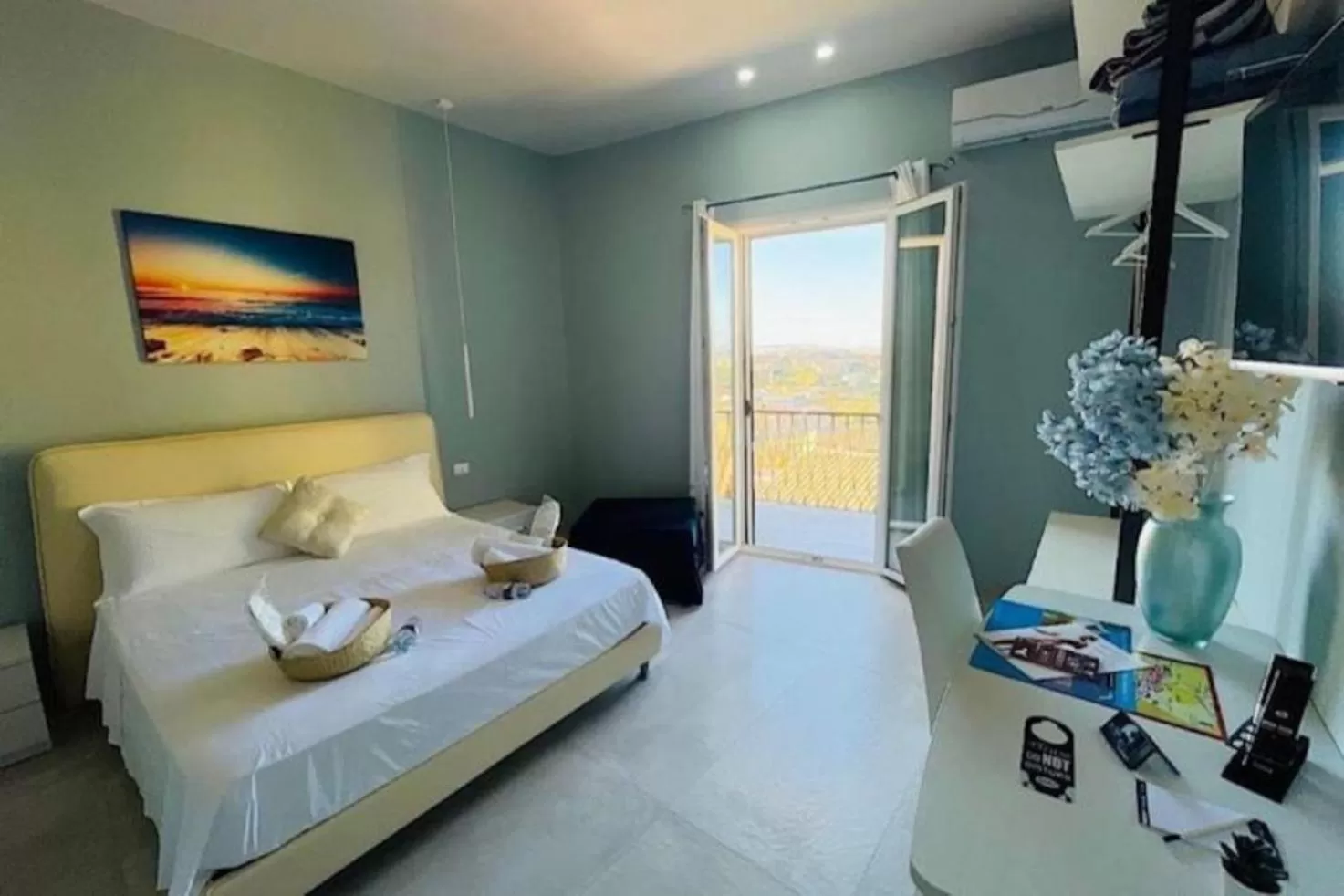 City view, Bed in B&B La Nuit