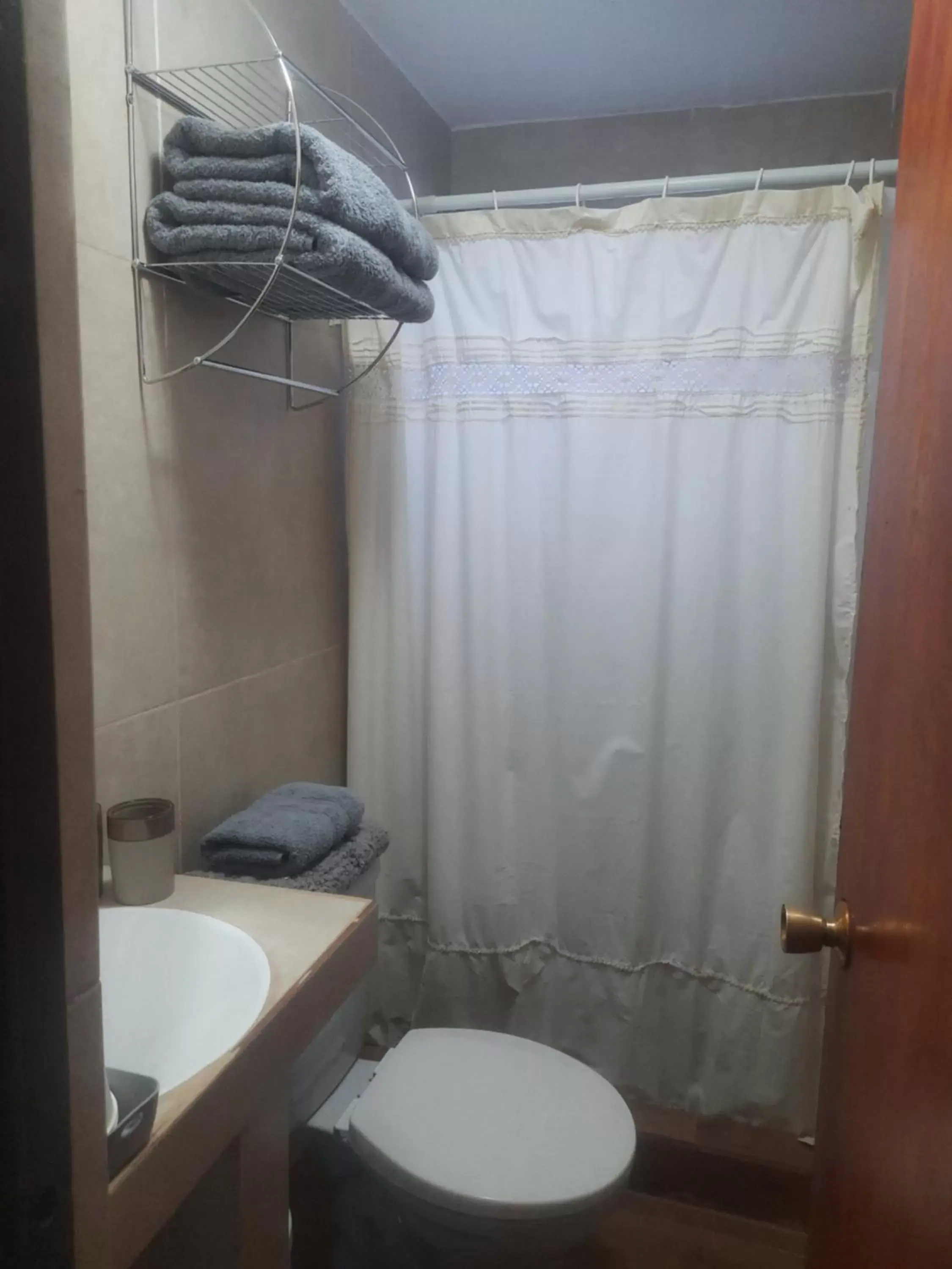 Twin Room in Hostal Katarpe Twin Room in Hostal Katarpe