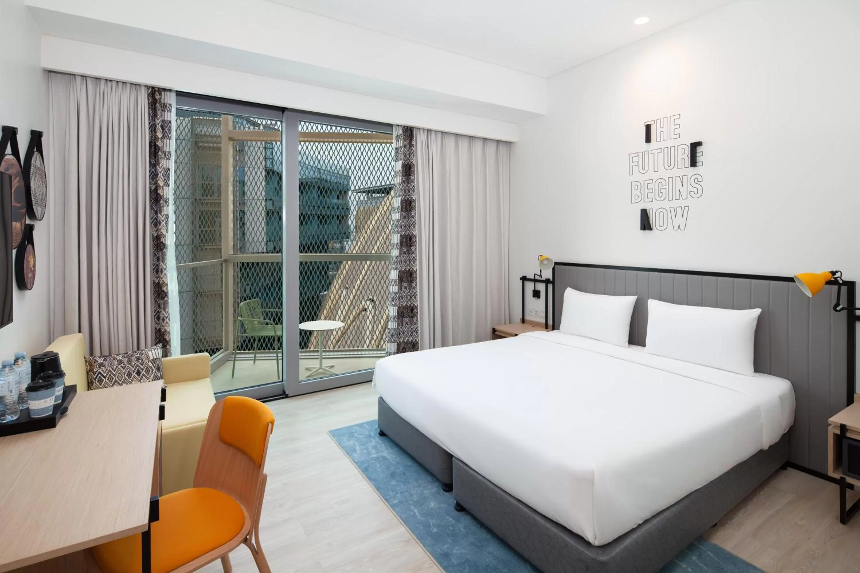 Photo of the whole room, Bed in Rove Expo City