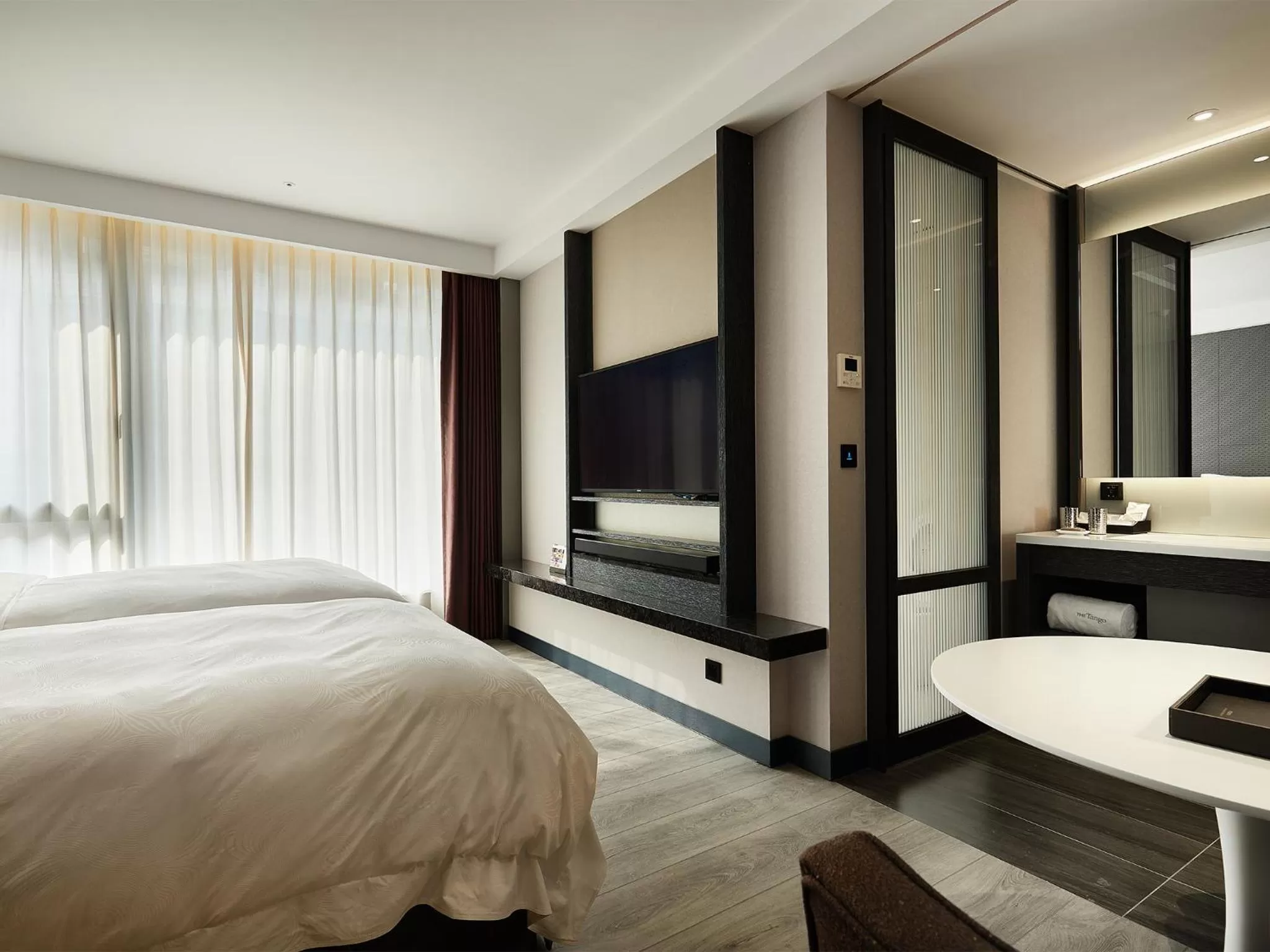 TV and multimedia, Bed in The Tango Hotel Taipei Jiantan