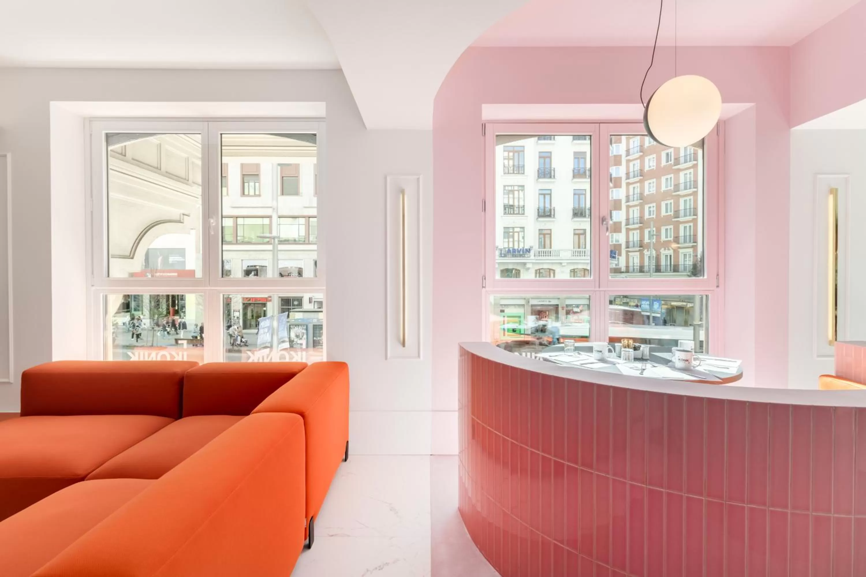 Seating area in Ikonik Gran Vía