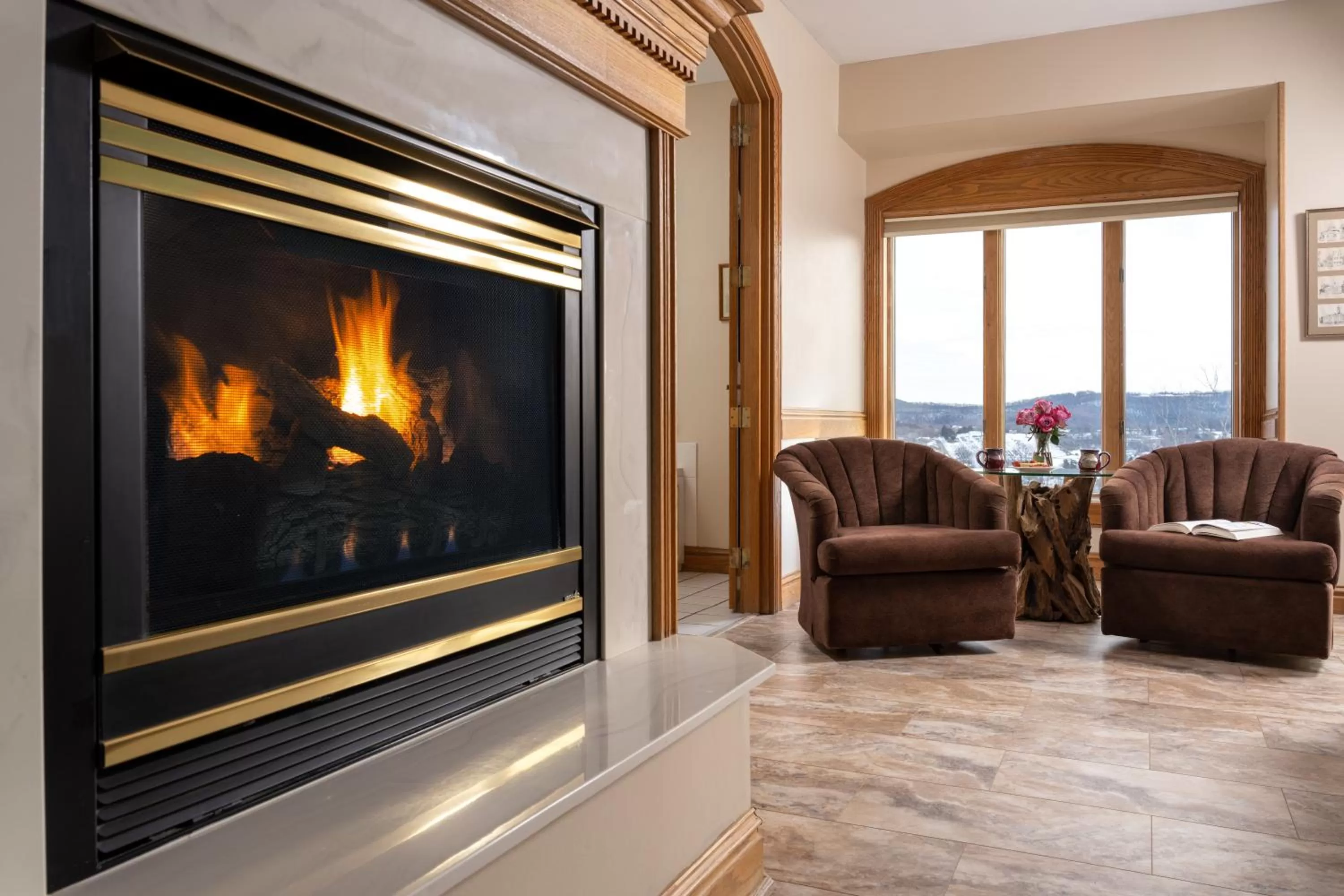 Seating area in Hermann Hill