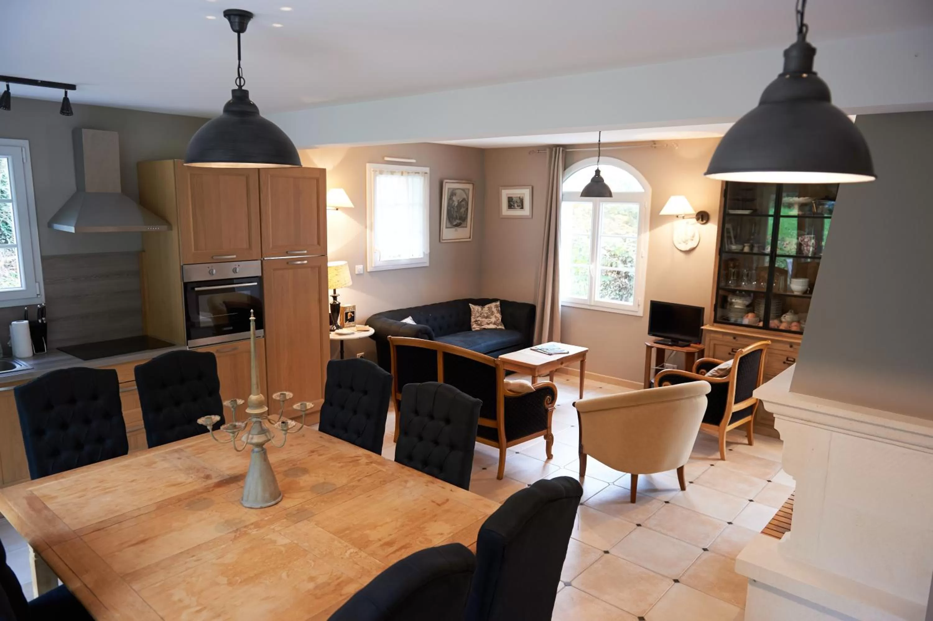 Seating area in Chateau De La Moriniere