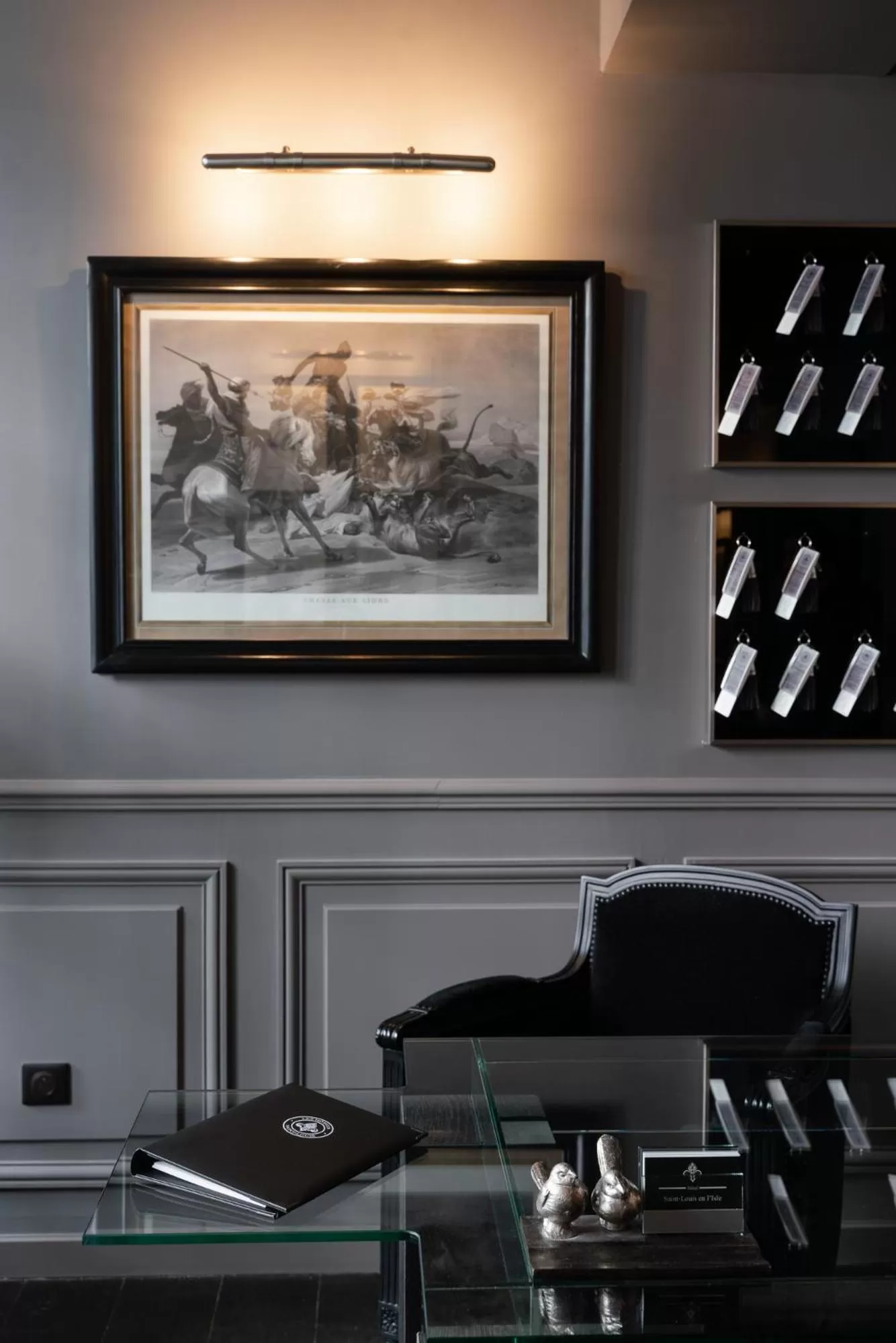 Lobby or reception in Hotel Saint-Louis en L'Isle - Notre-Dame