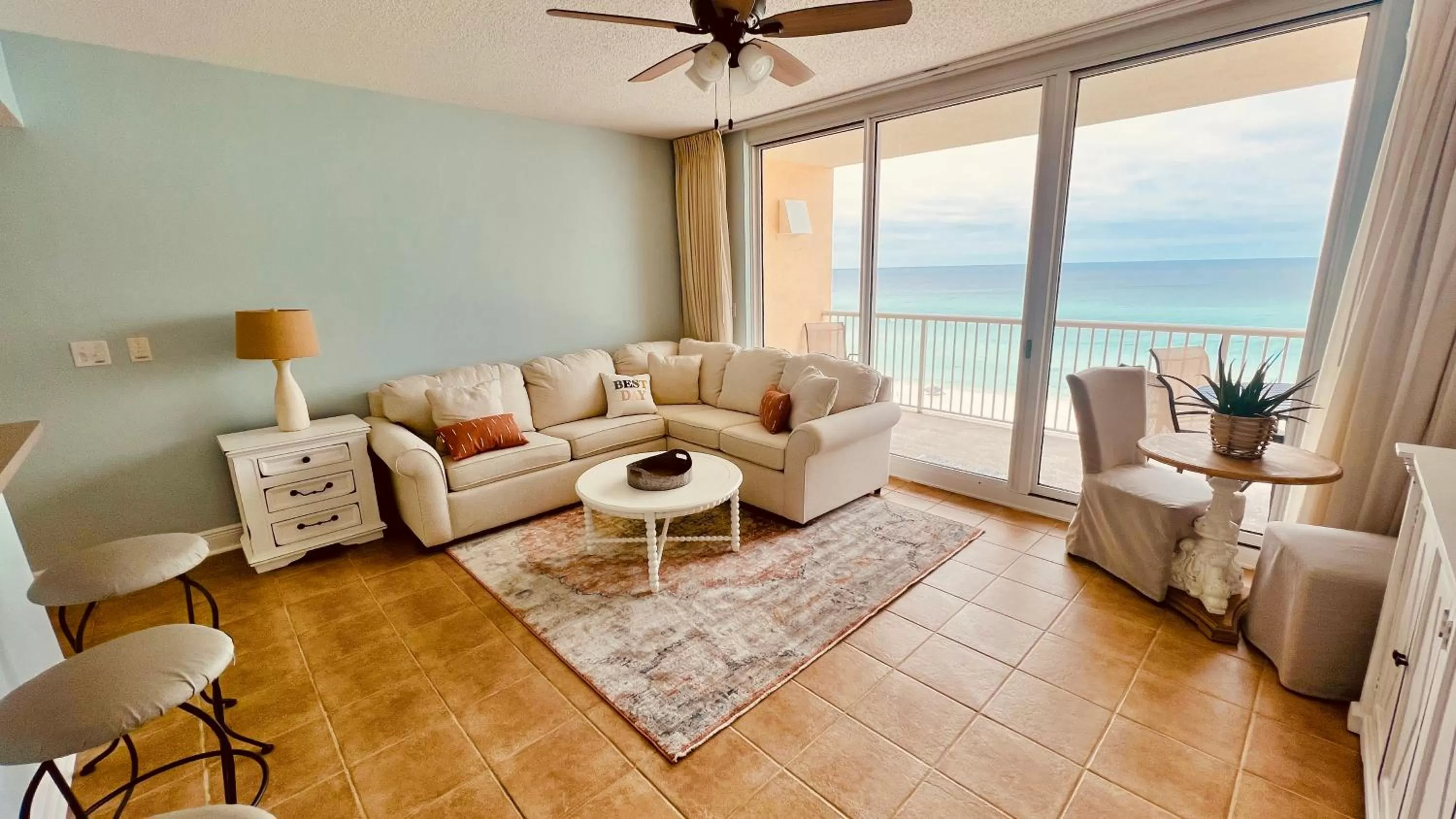 Living room, Seating Area in Majestic Beach Resort, Panama City Beach, Fl