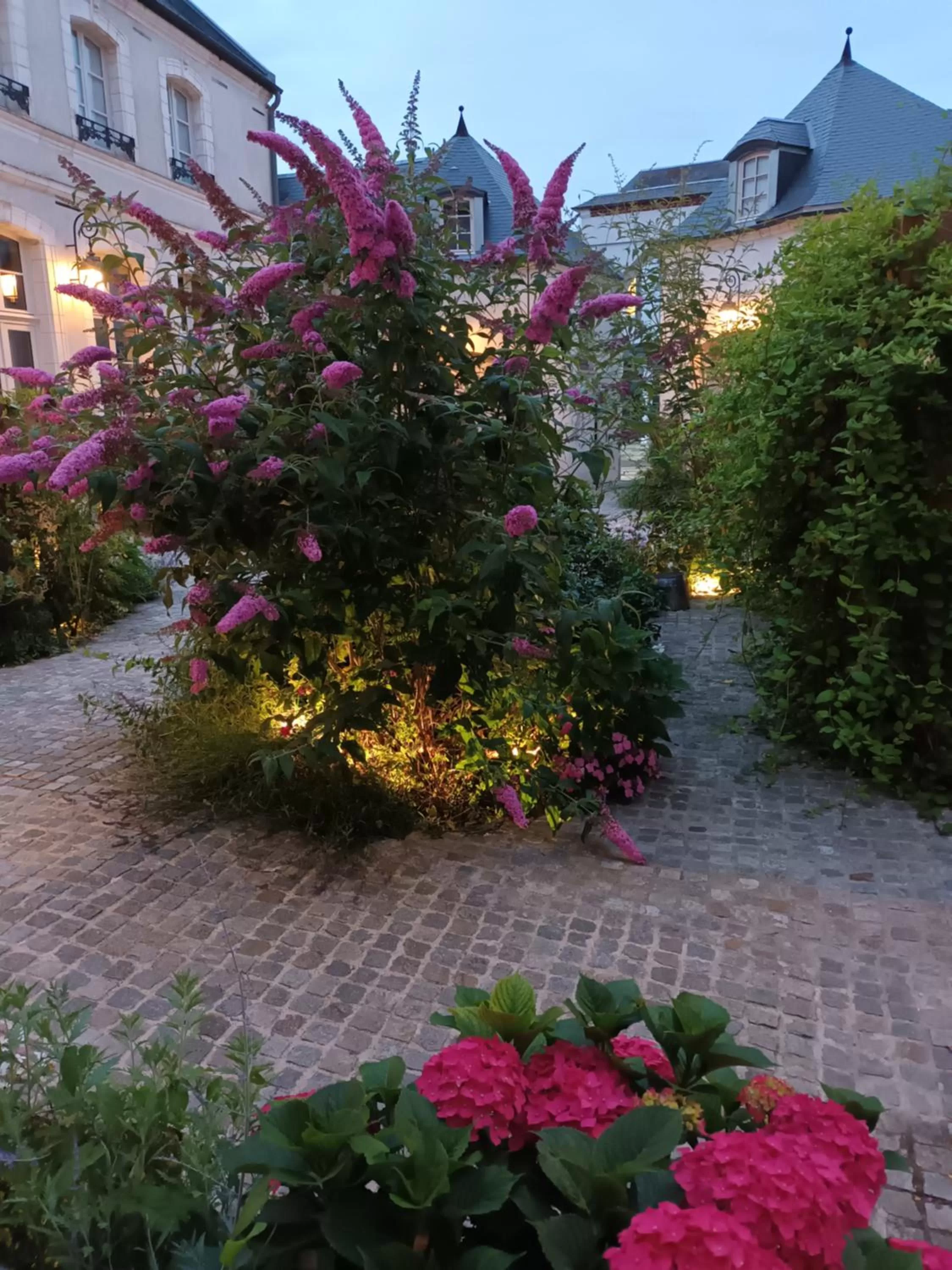 Inner courtyard view in Hôtel Loysel le Gaucher