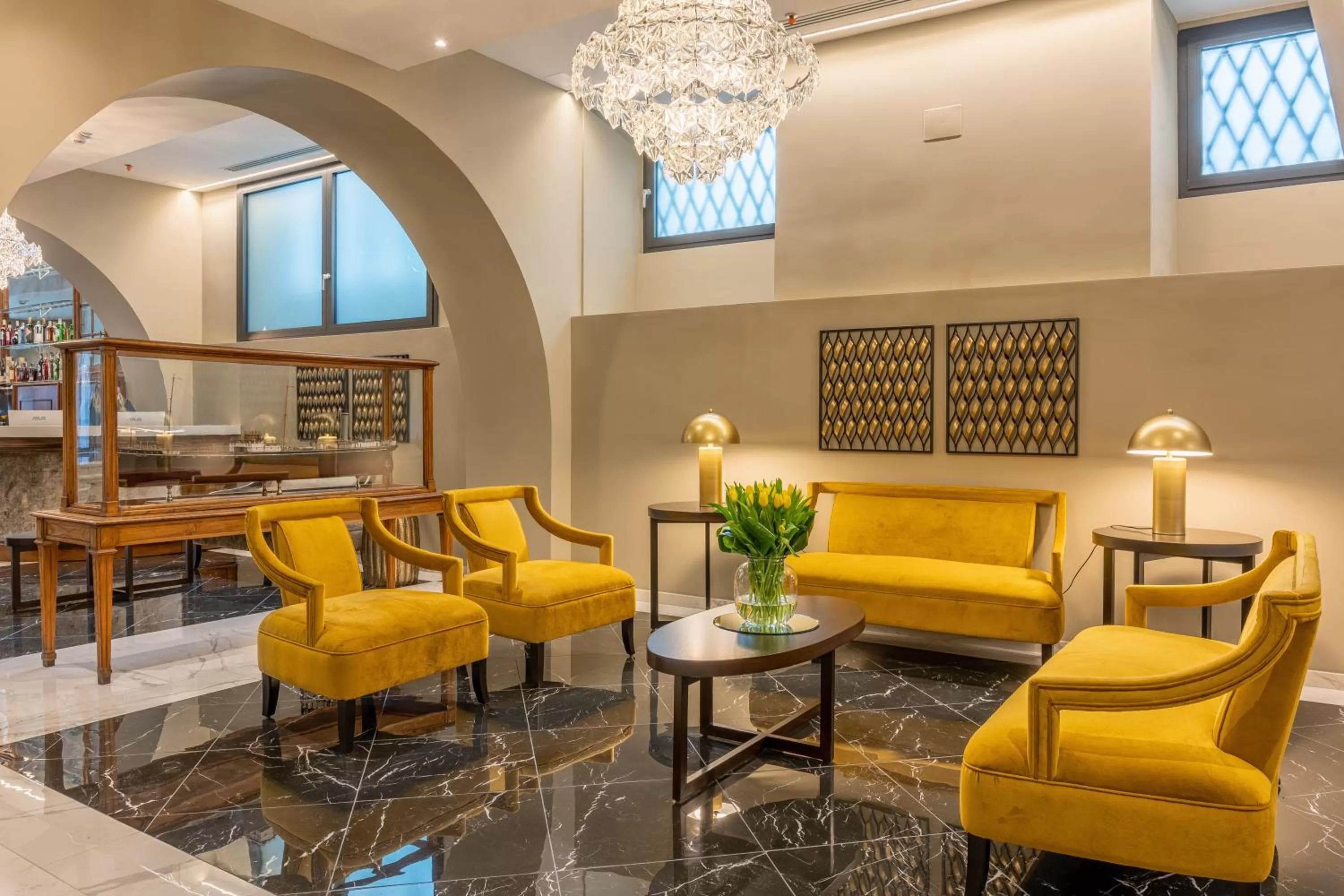 Lobby or reception in Hotel Astoria