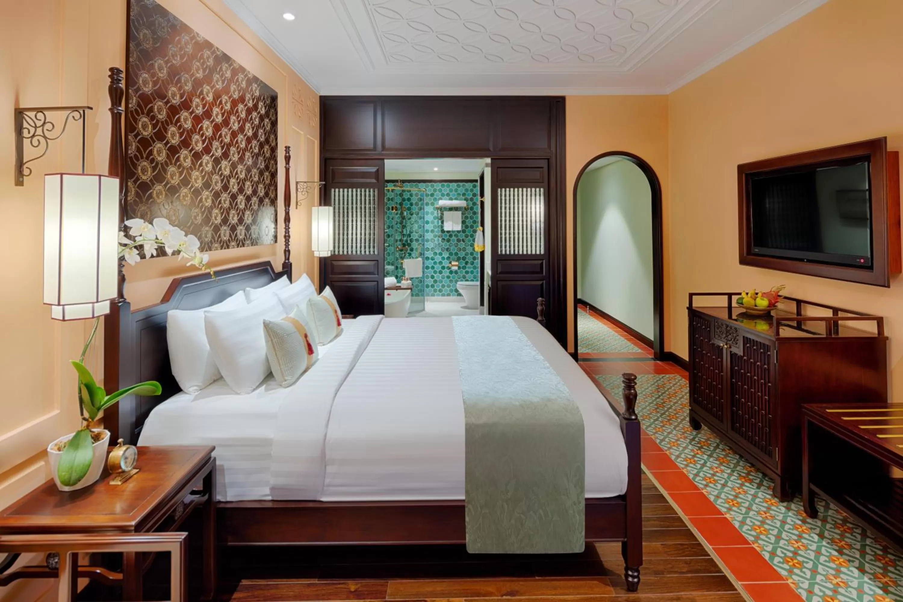 Bedroom, Bed in Little Riverside Hoi An . A Luxury Hotel & Spa