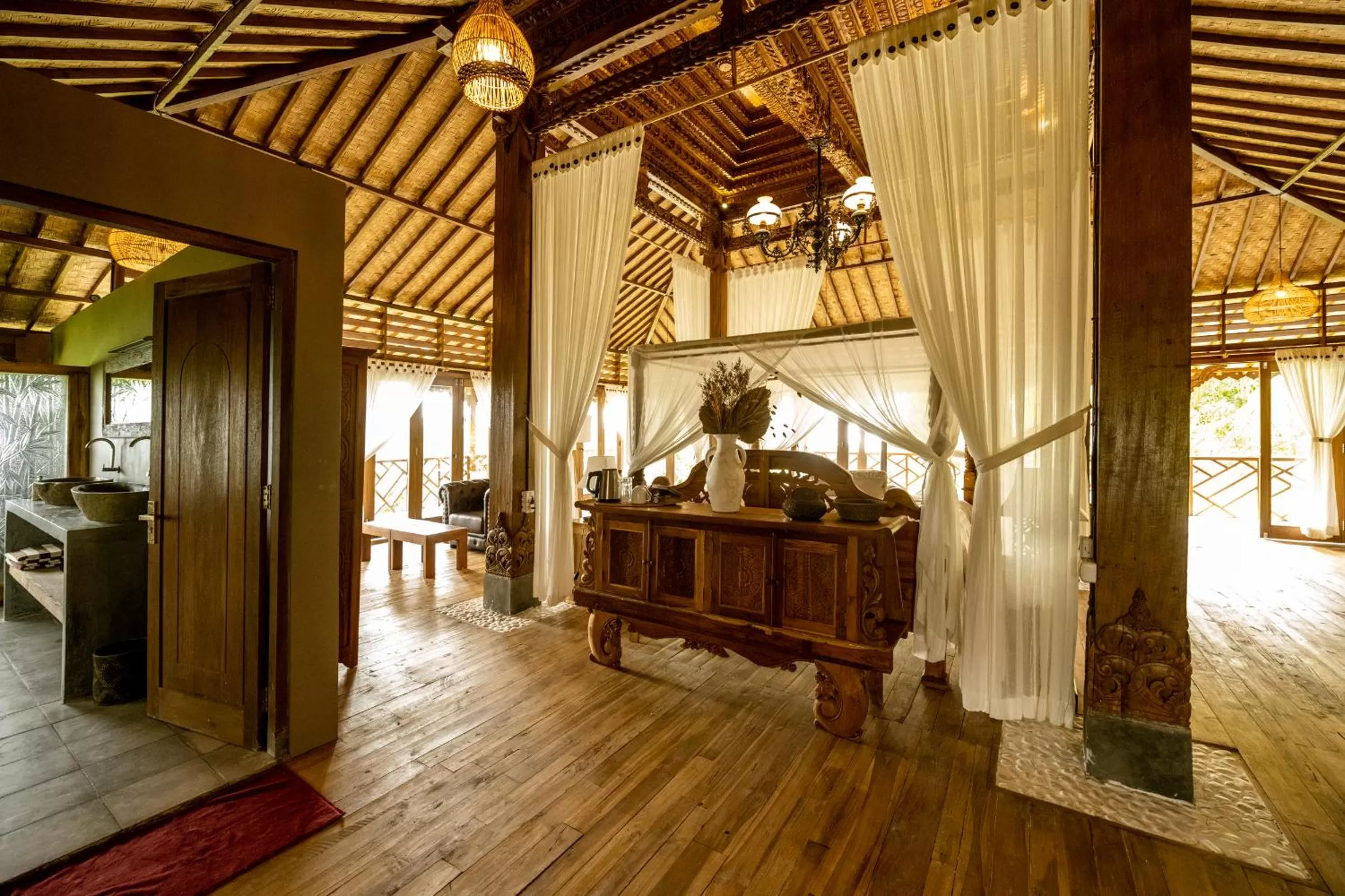 Bedroom in Tanah Damai Hotel