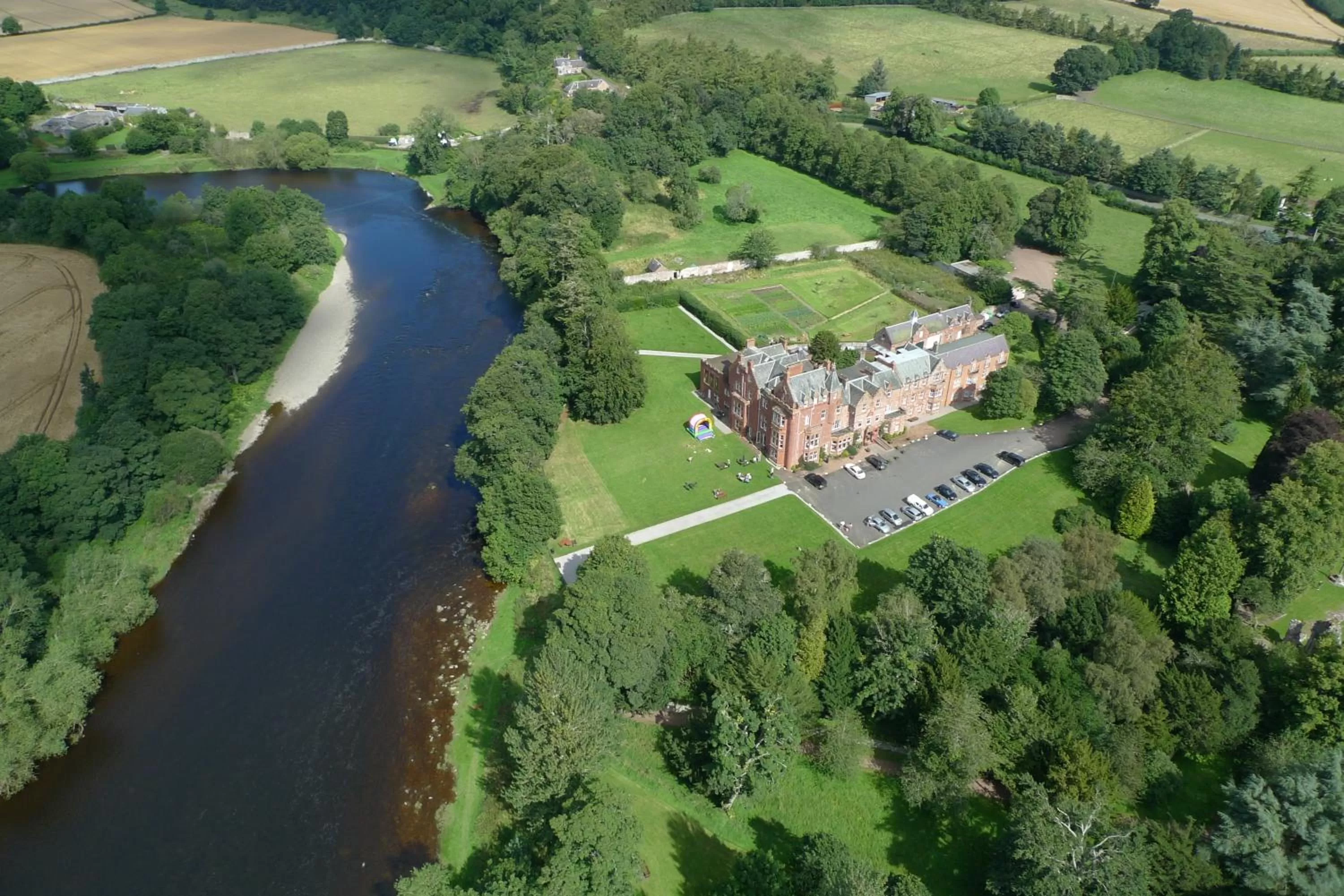 Bird's eye view in Dryburgh Abbey Hotel