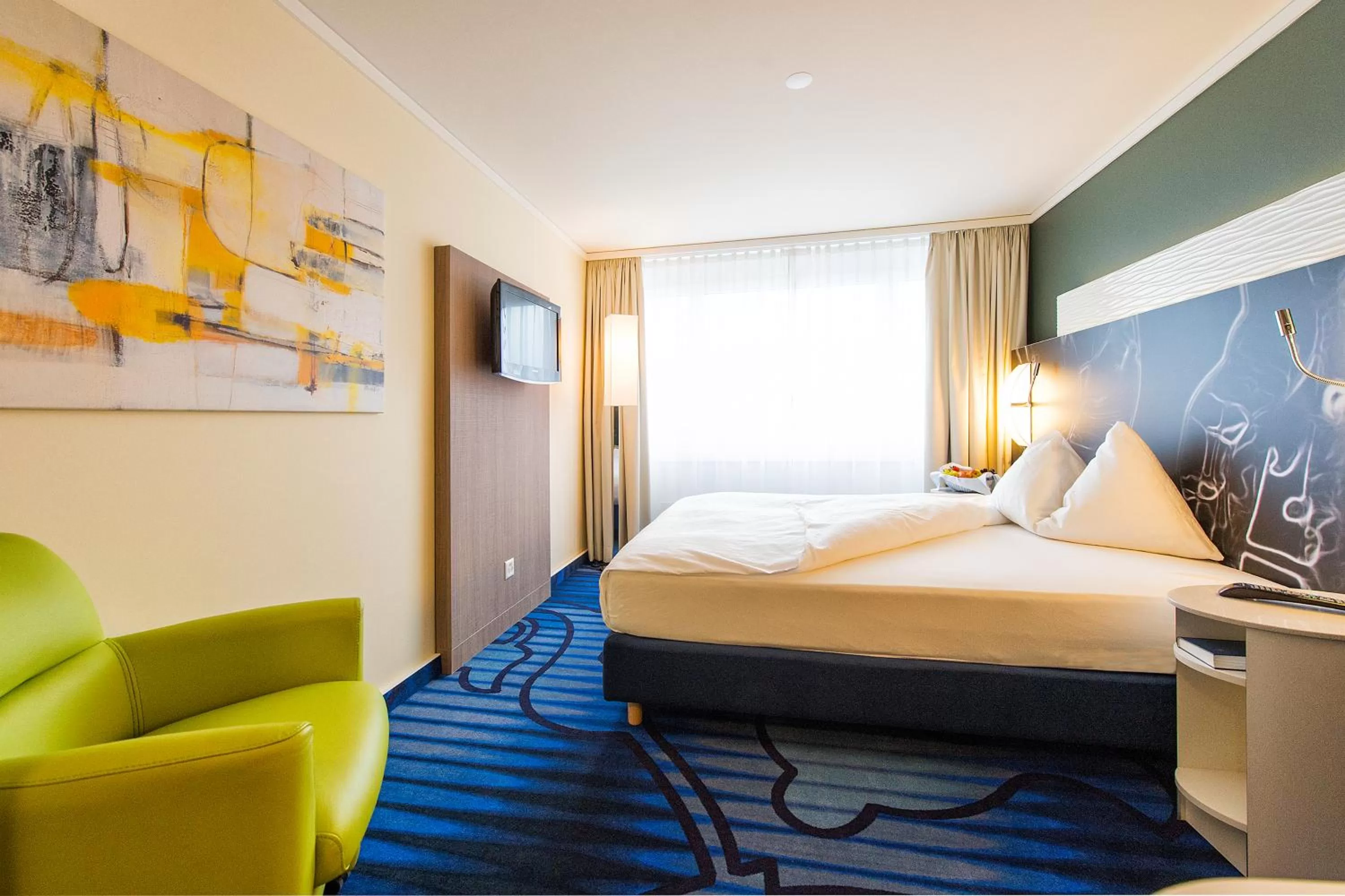 Bedroom, Bed in SeminarHotel am Ägerisee