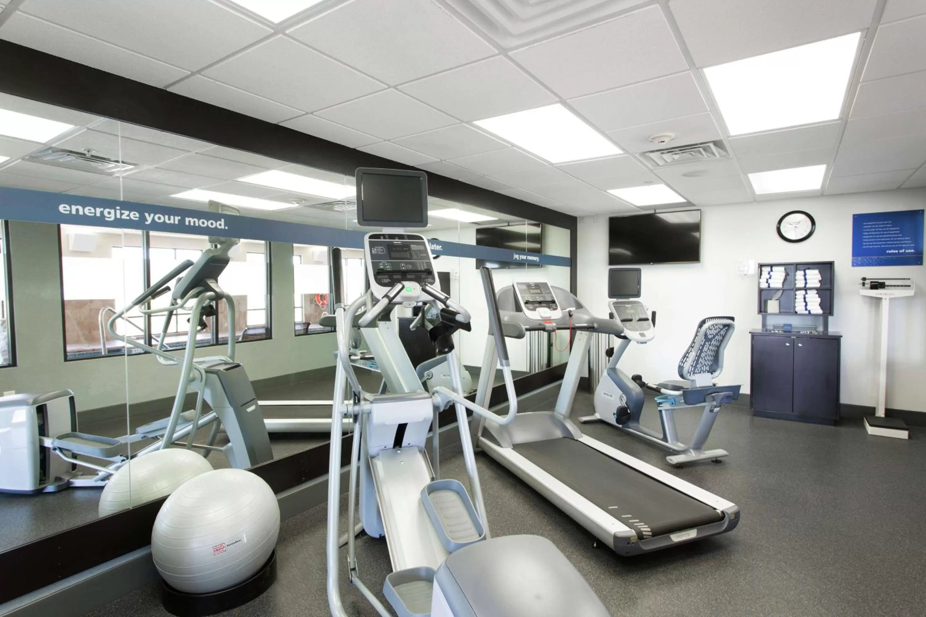 Fitness centre/facilities in Hampton Inn & Suites Ankeny