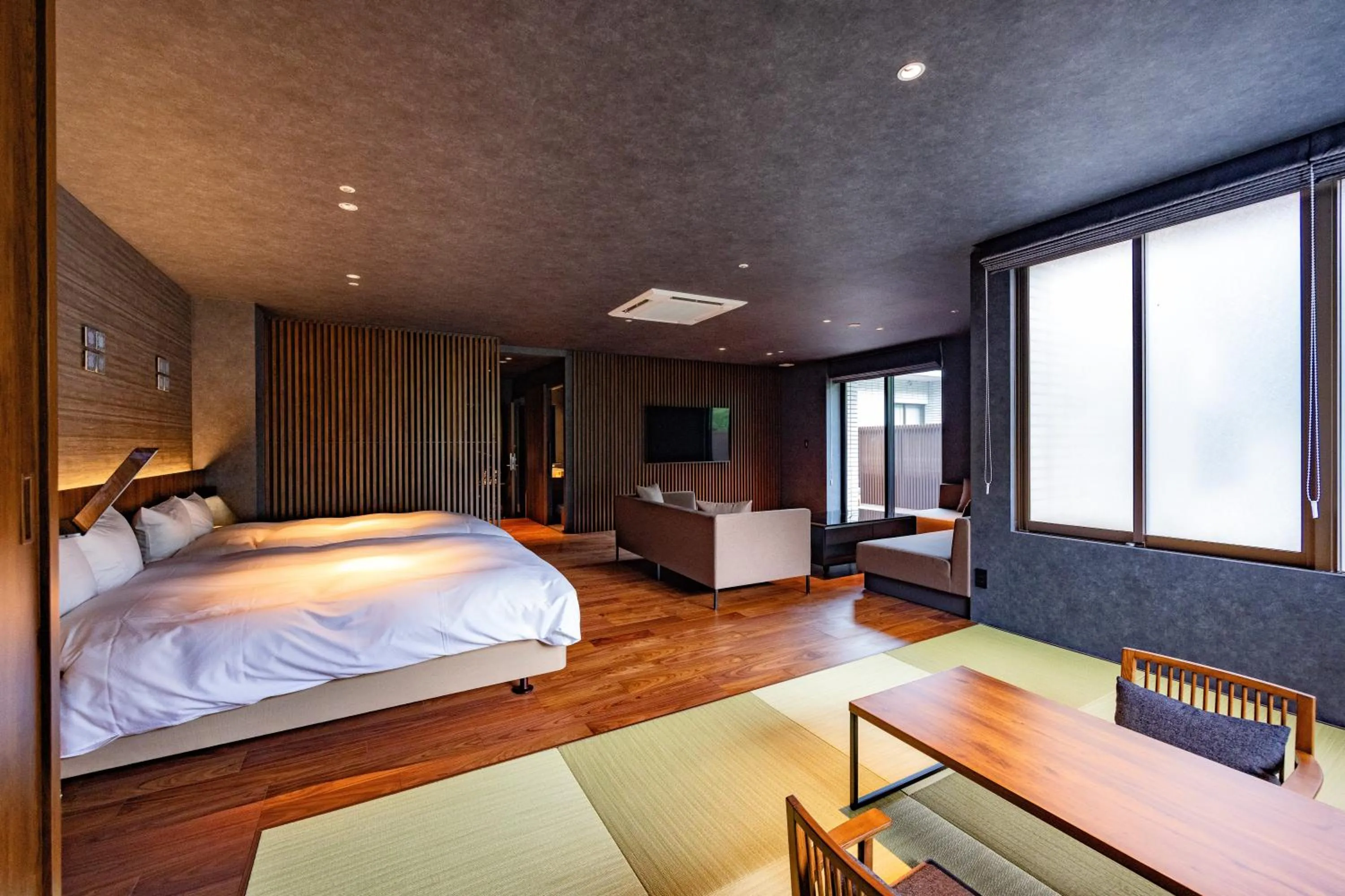 Photo of the whole room, Bed in Urari Takeo Garden Terrace Spa Resorts