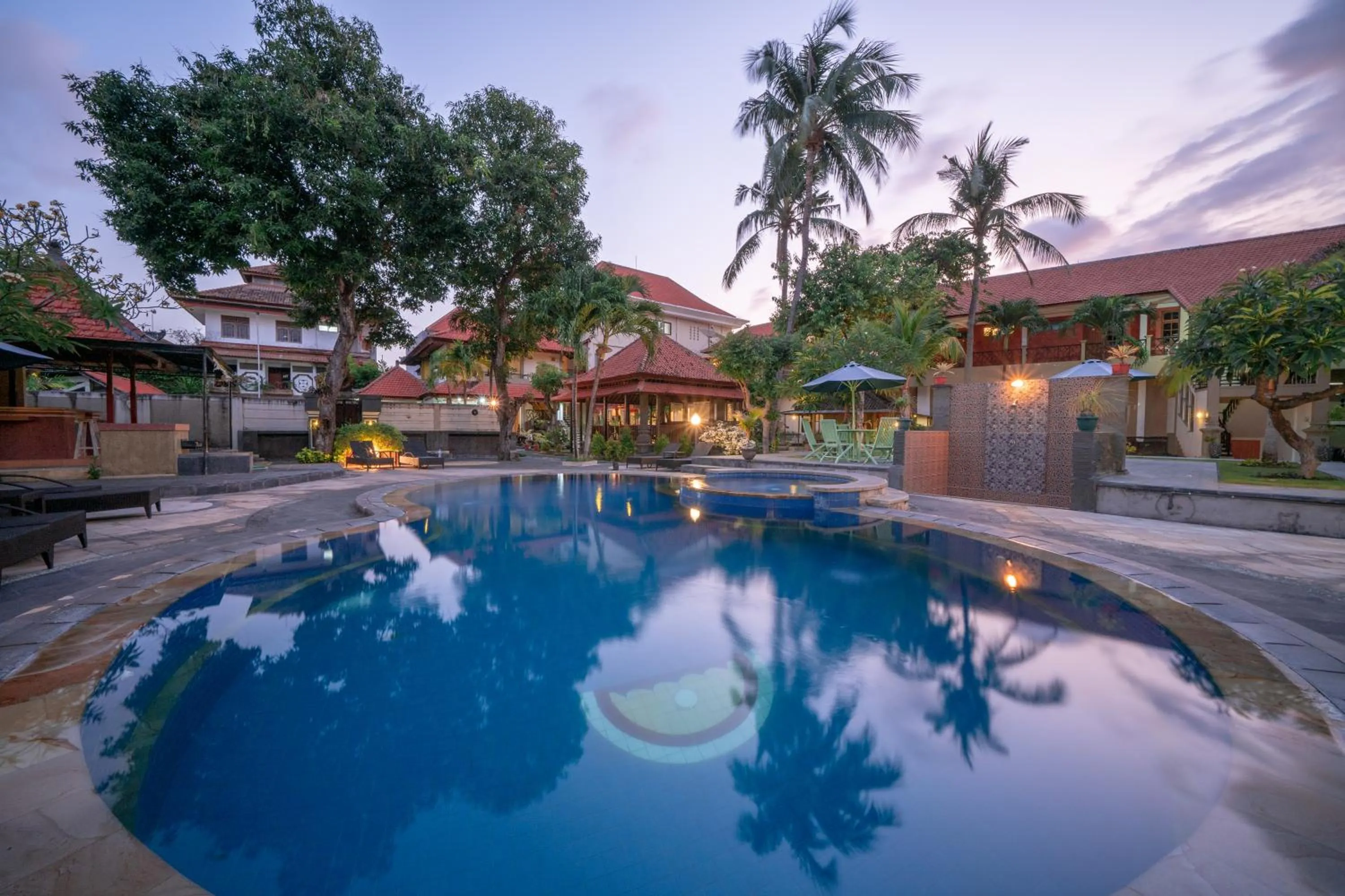 Pool view in Bendesa Accommodation