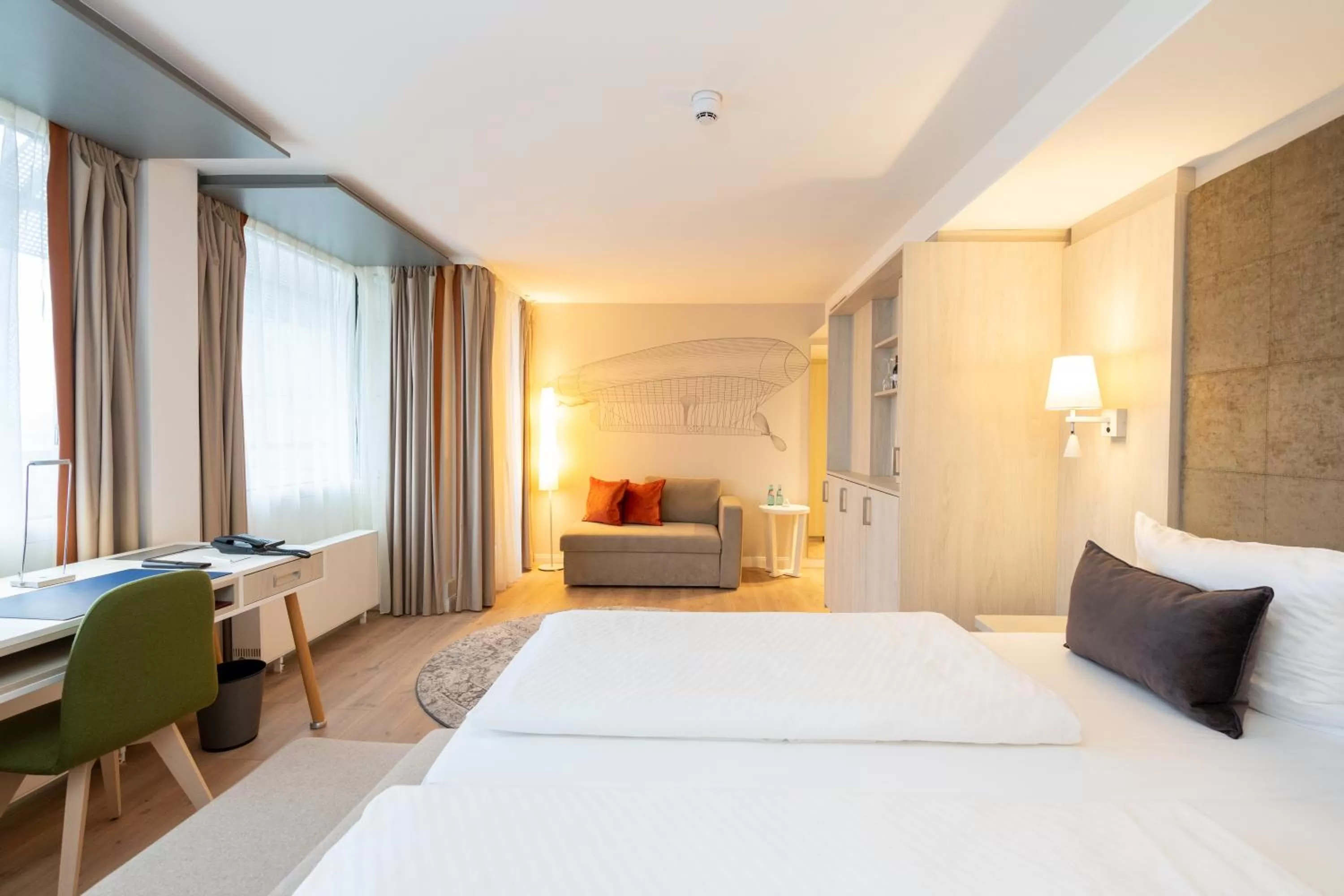 Bed in Kongresshotel Potsdam am Templiner See