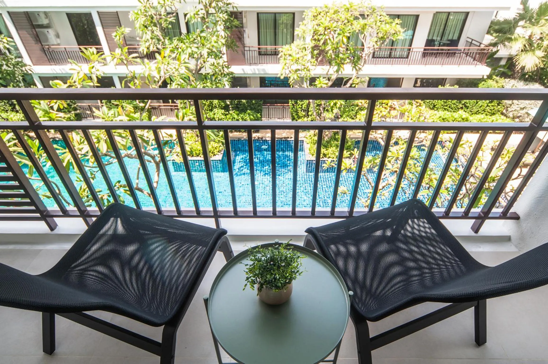 Balcony/Terrace in The Title KR Beach Condotel Rawai Beach