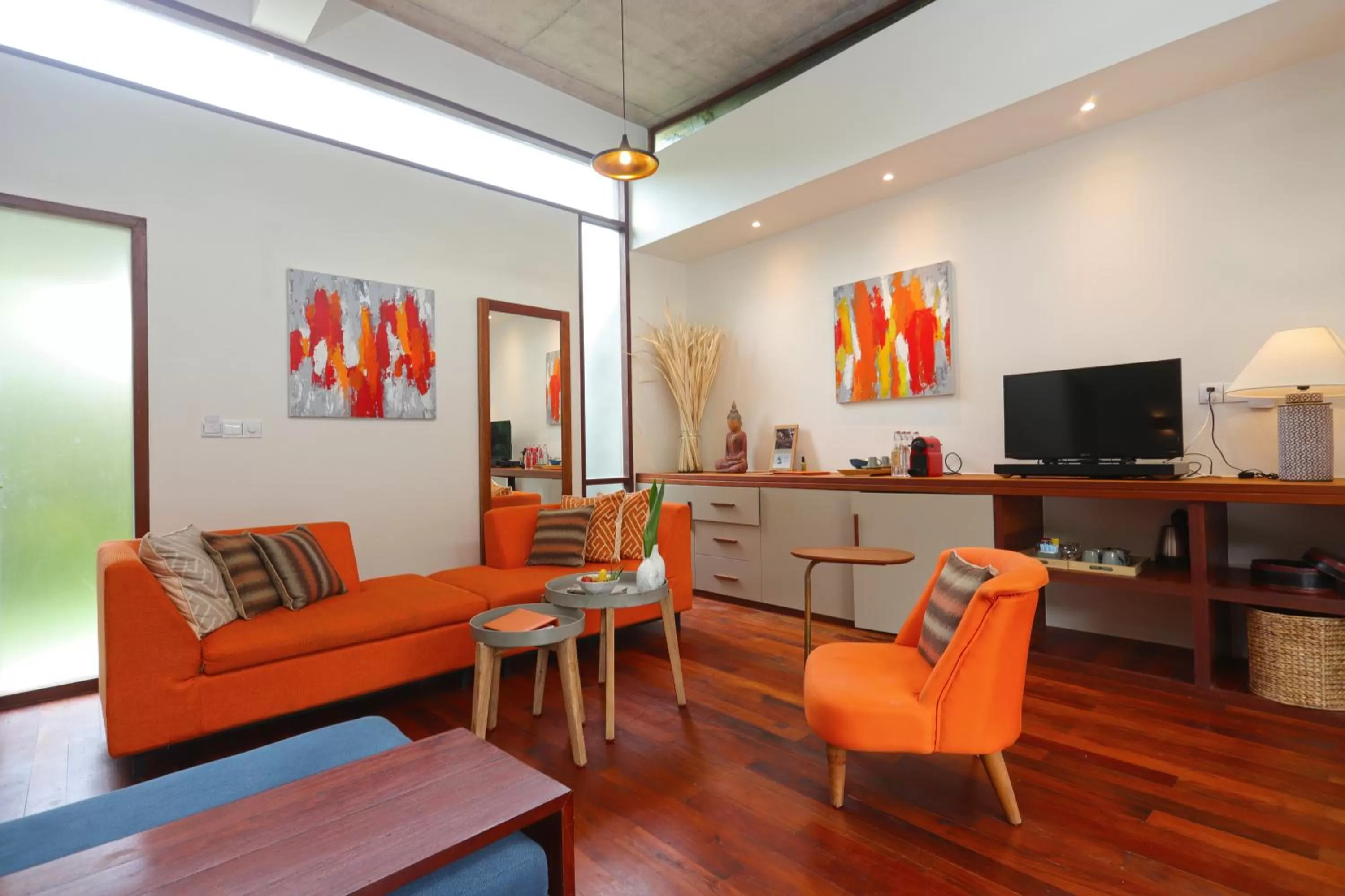 Living room in Templation Hotel