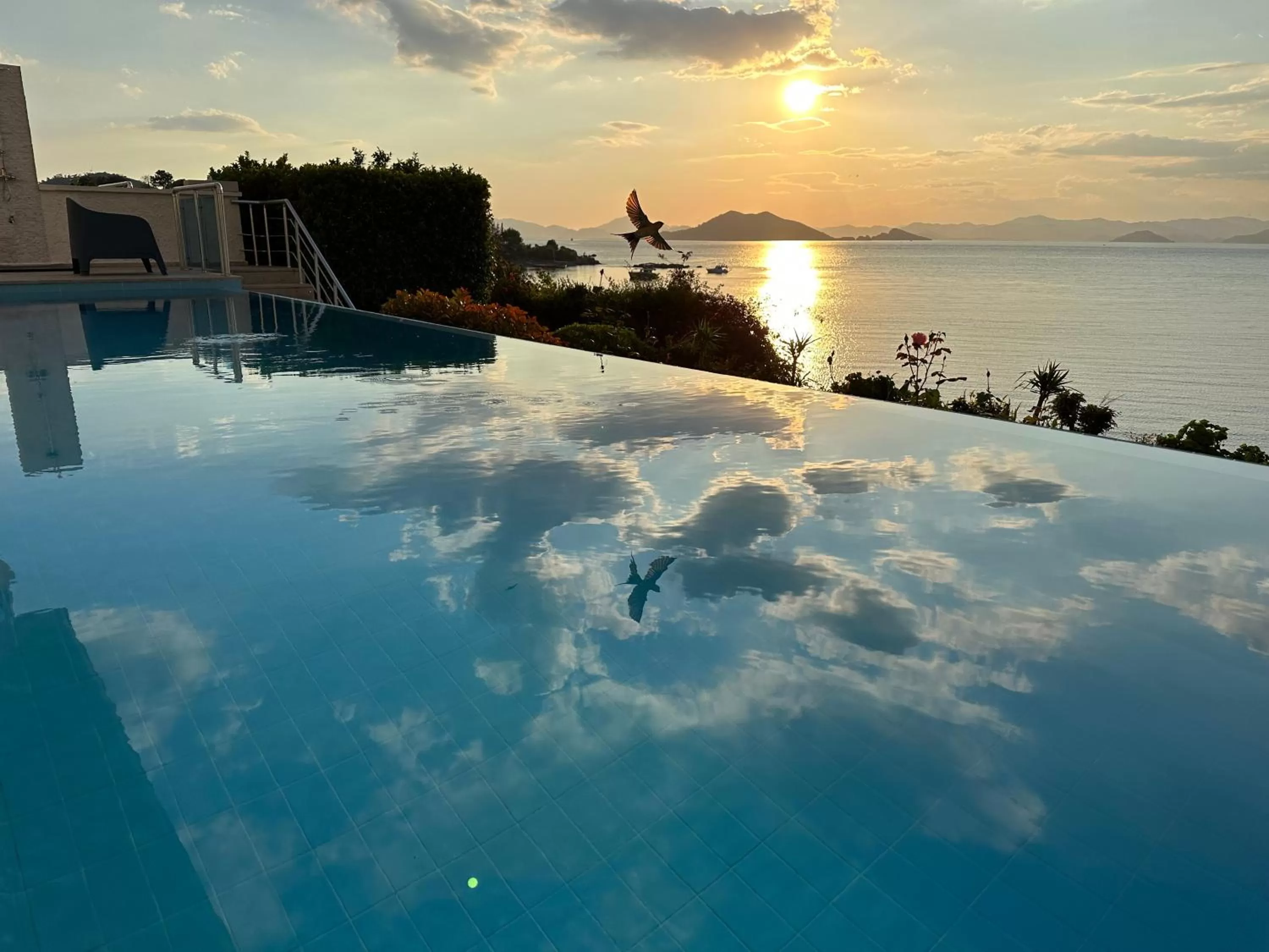 Pool view in Sofia Ada