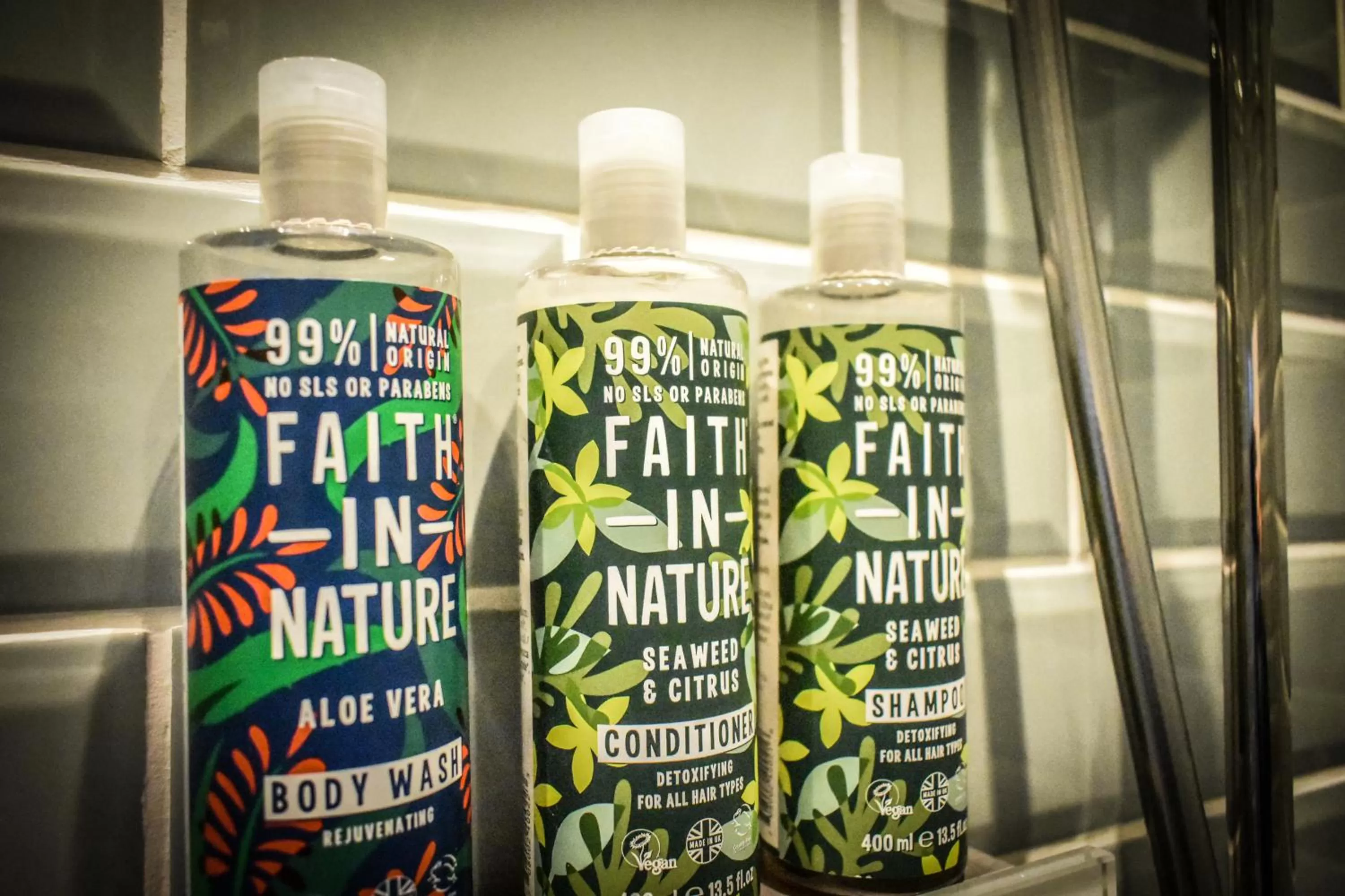 Shower in The Dark Horse Pub