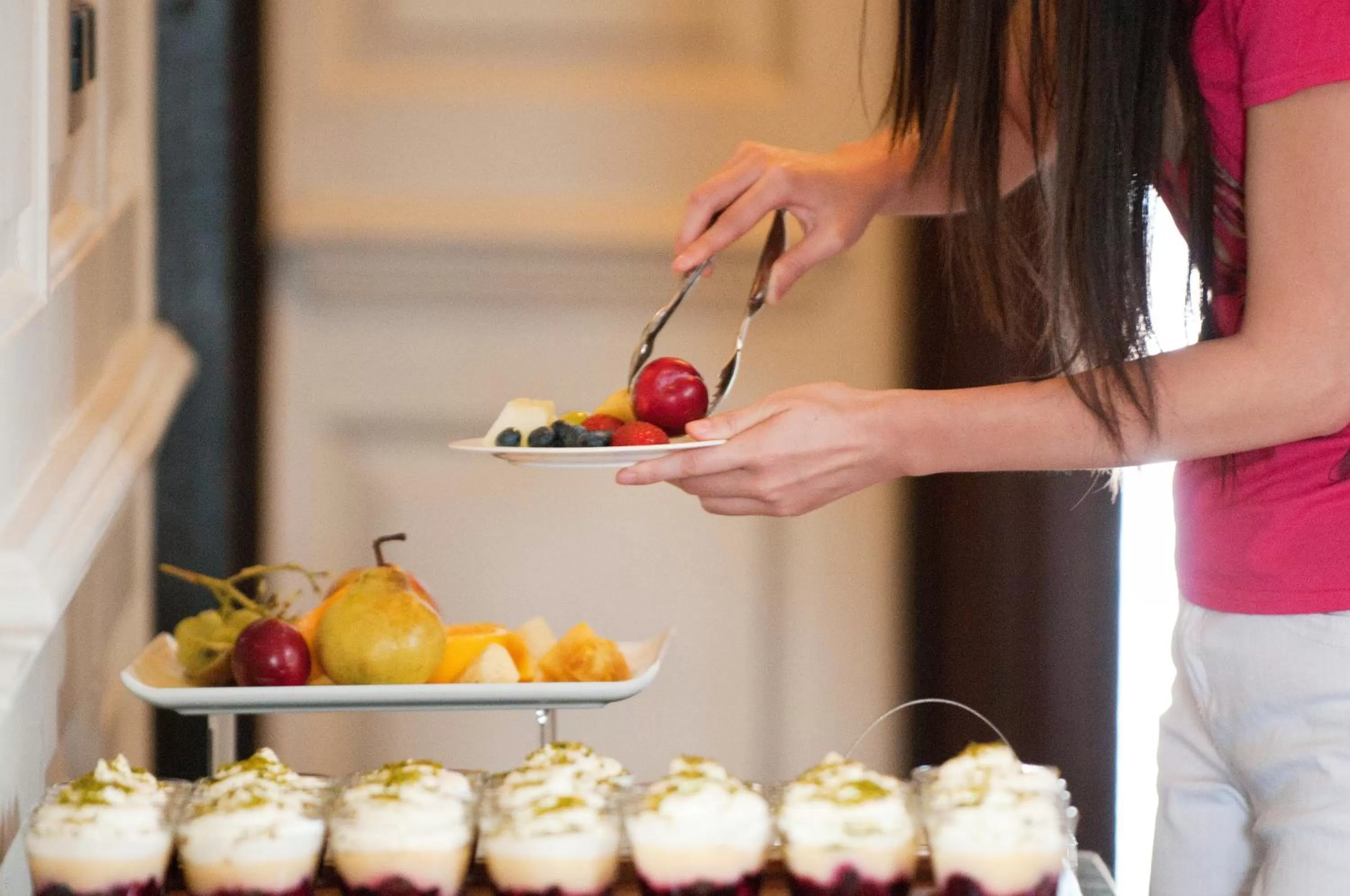 Food close-up in Chicheley Hall