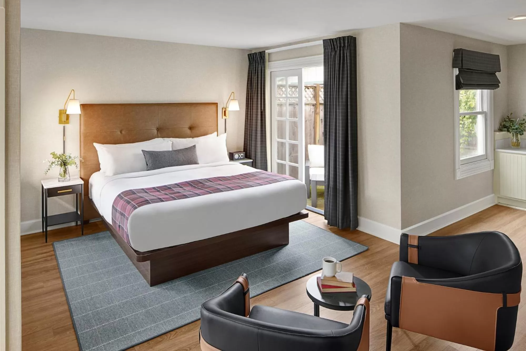 Bed in Gosby House Inn, A Four Sisters Inn