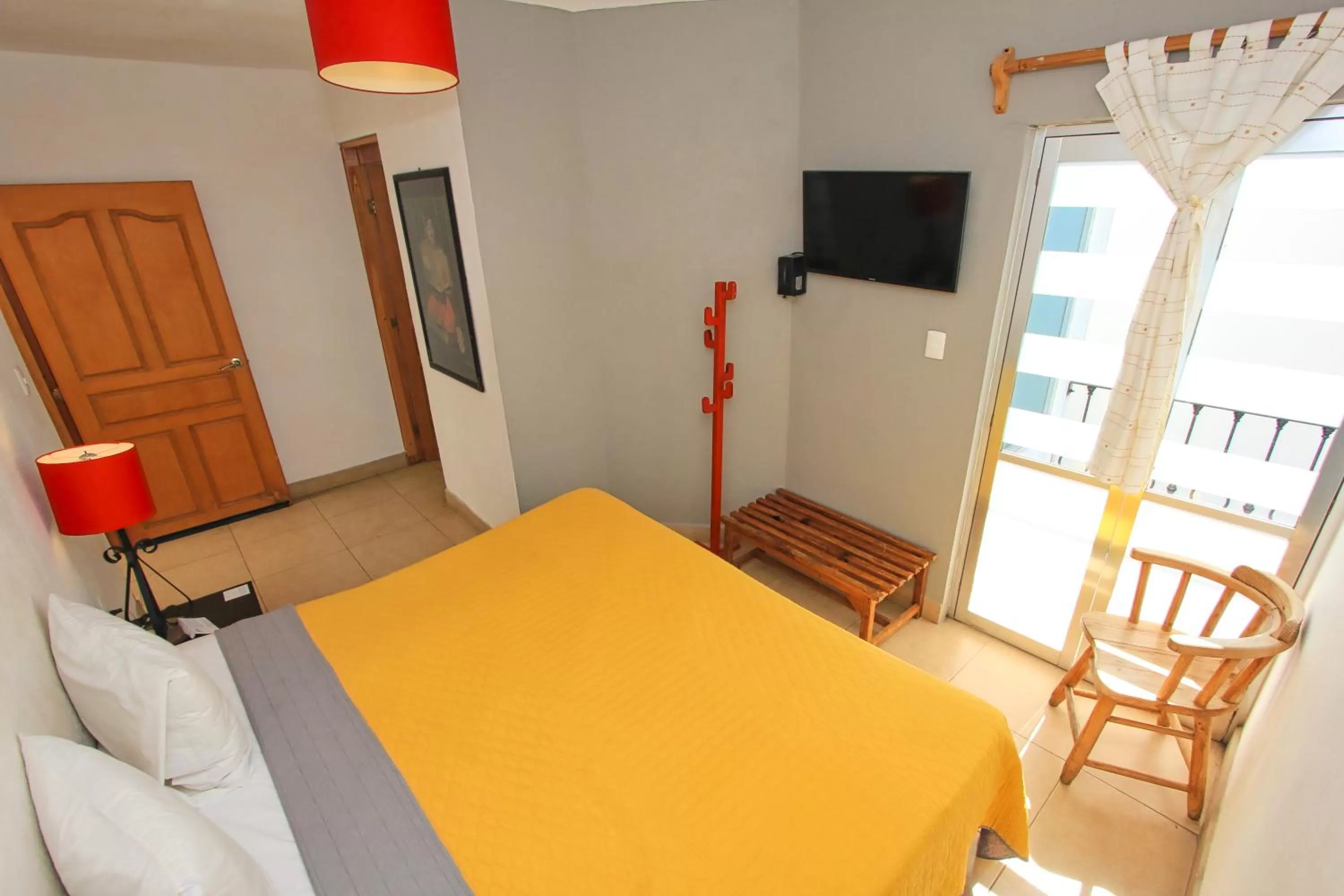 Bed in Hotel Real Guanajuato