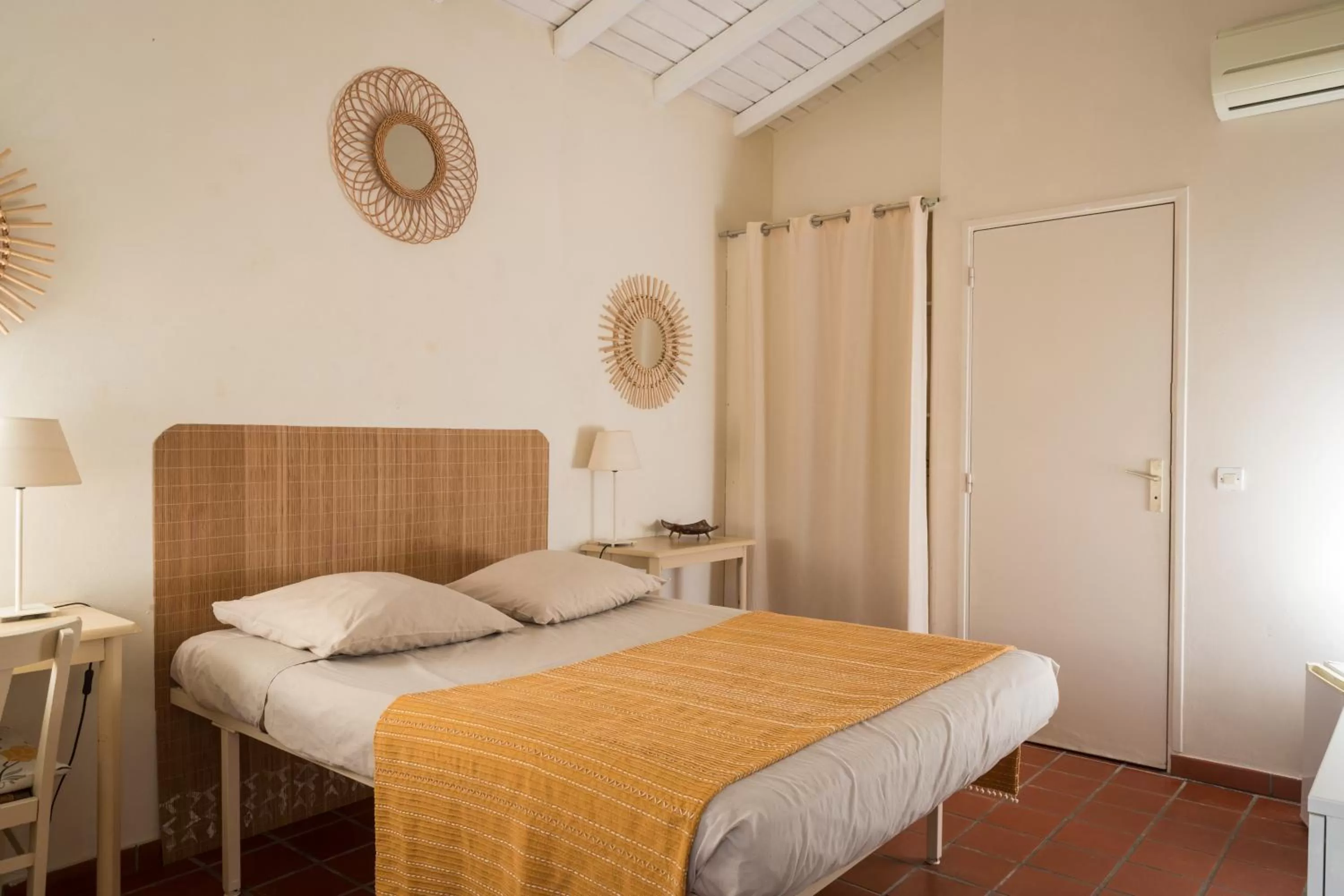 Photo of the whole room, Bed in Hôtel Les Bananiers