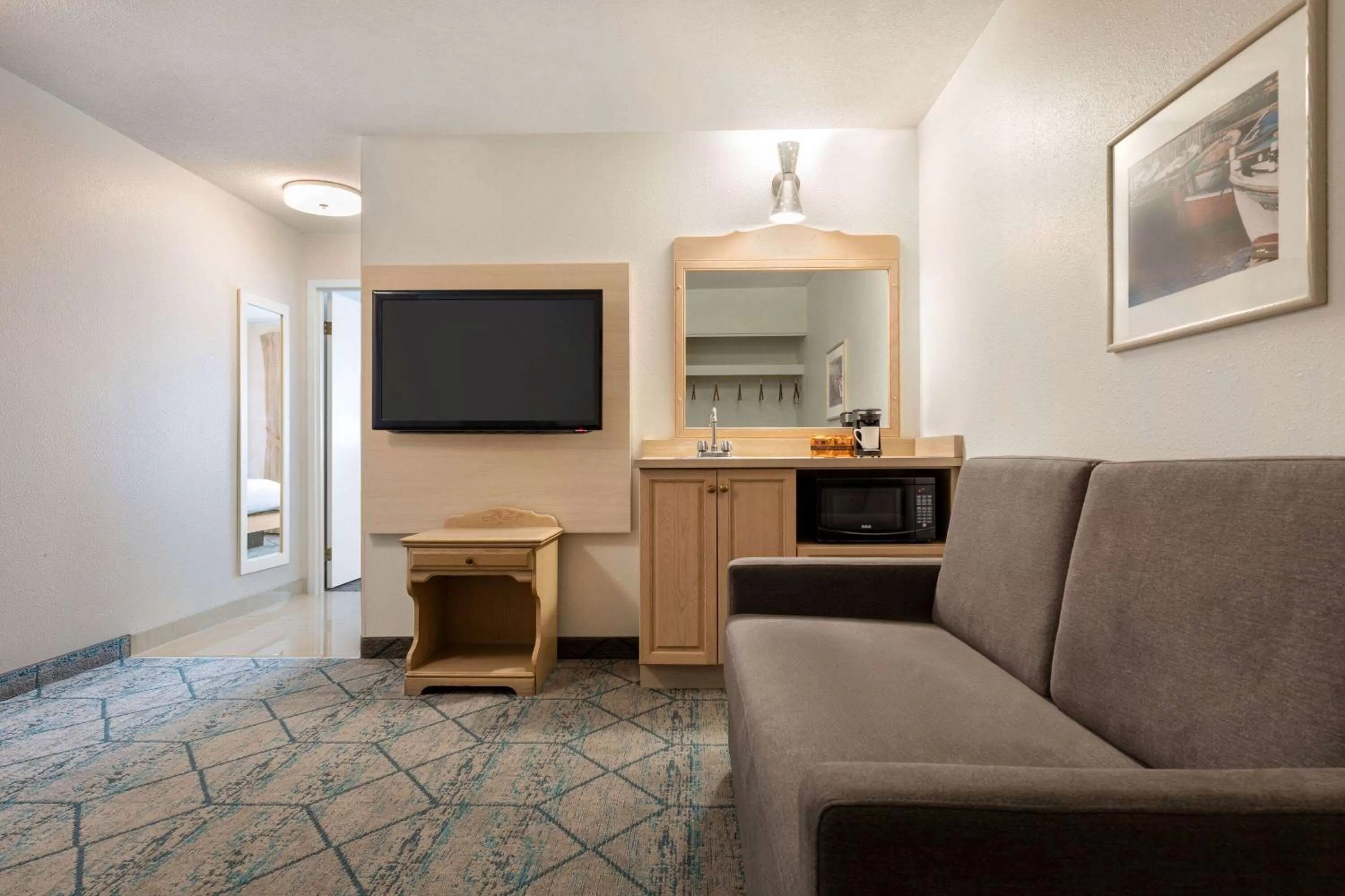 Living room in Ramada by Wyndham Miramichi New Brunswick