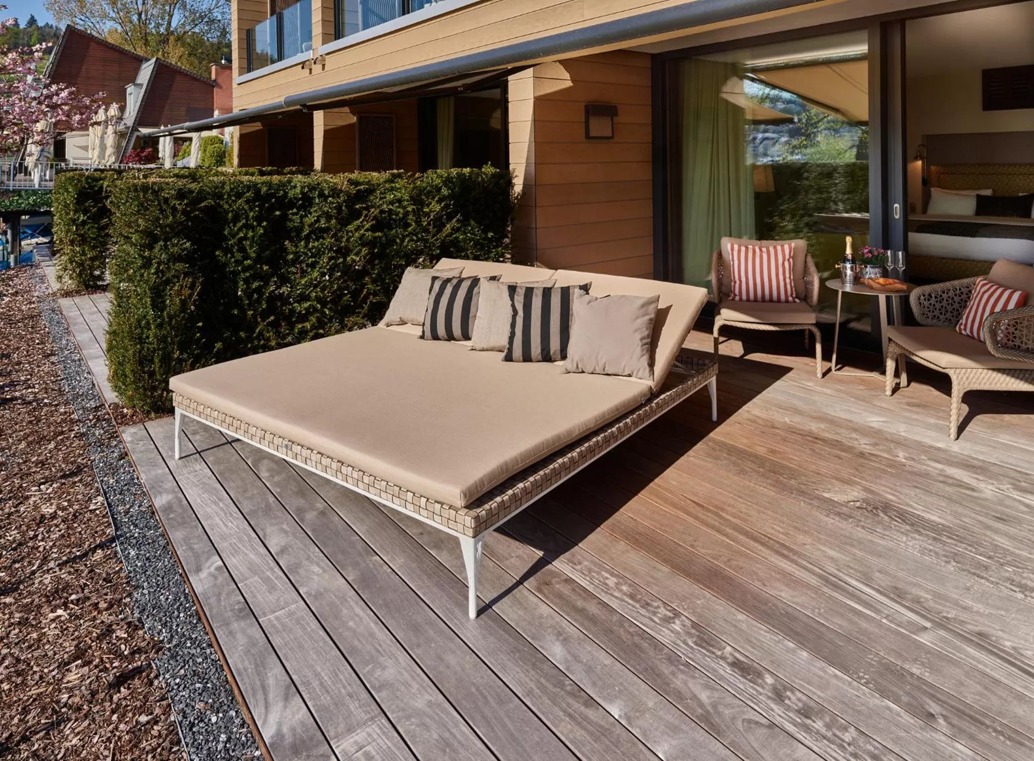 Seating area in Strandhotel Schmerikon