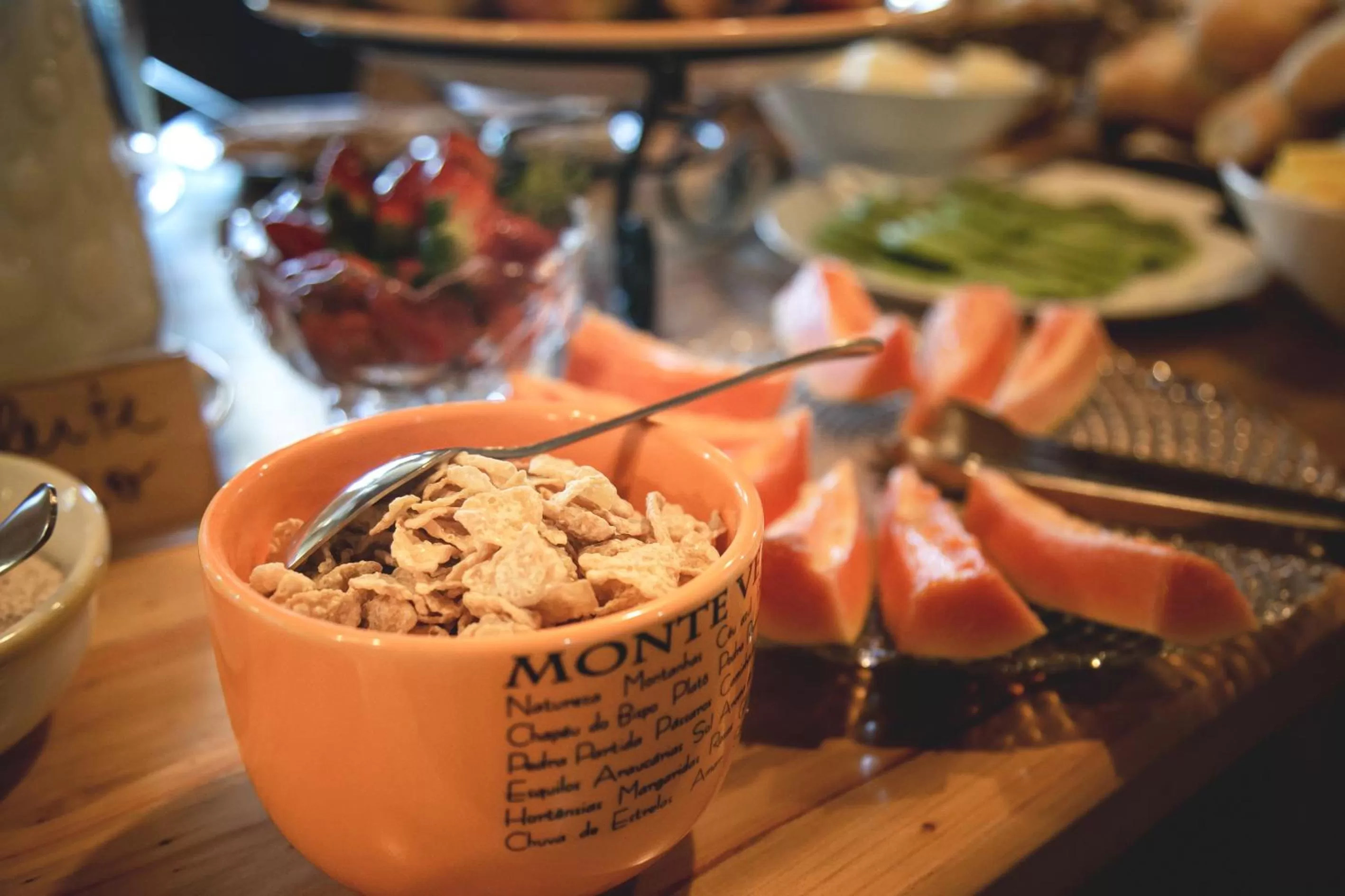 Food and drinks in Pousada Aguia da Montanha