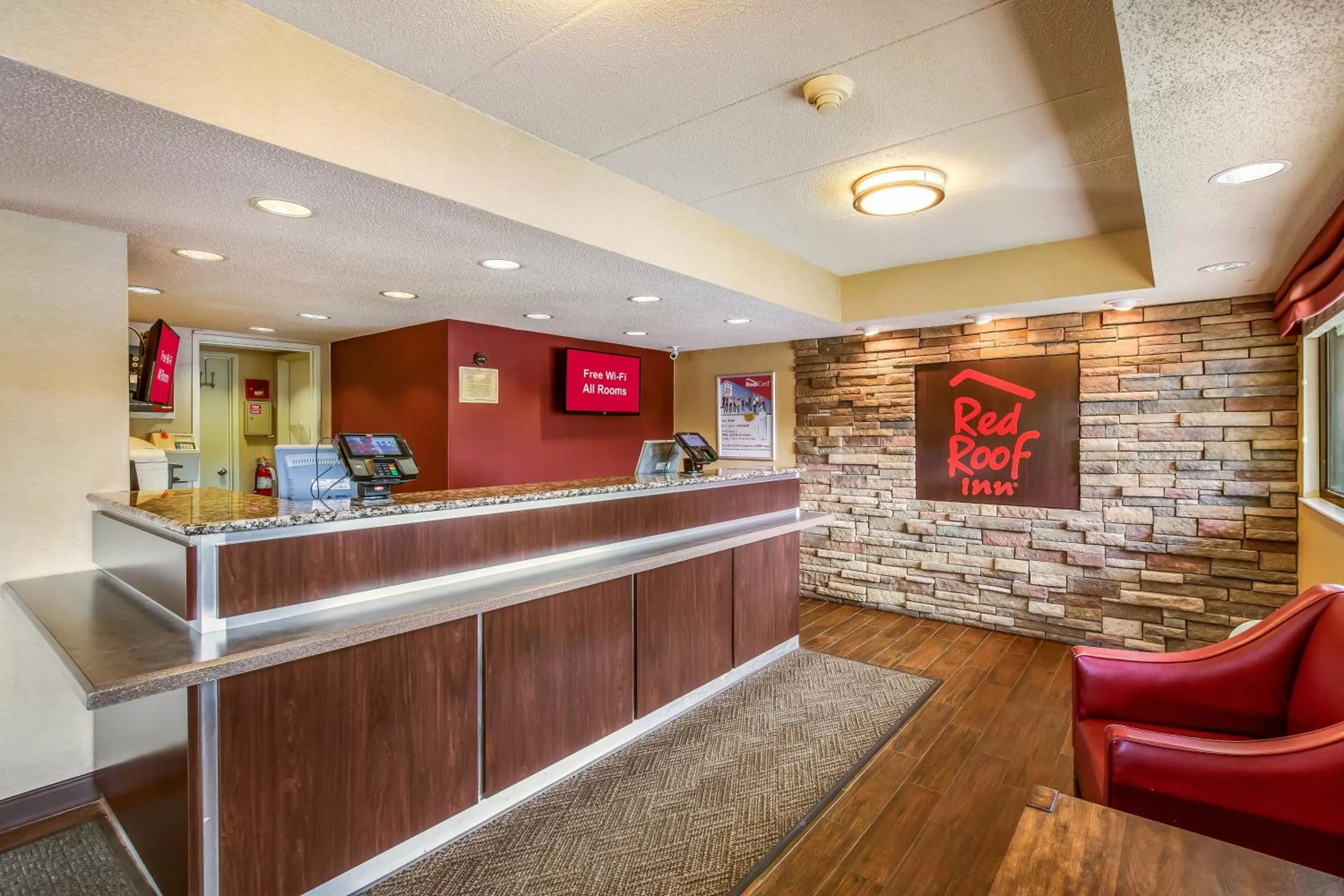 Lobby or reception in Red Roof Inn Detroit - Plymouth/Canton