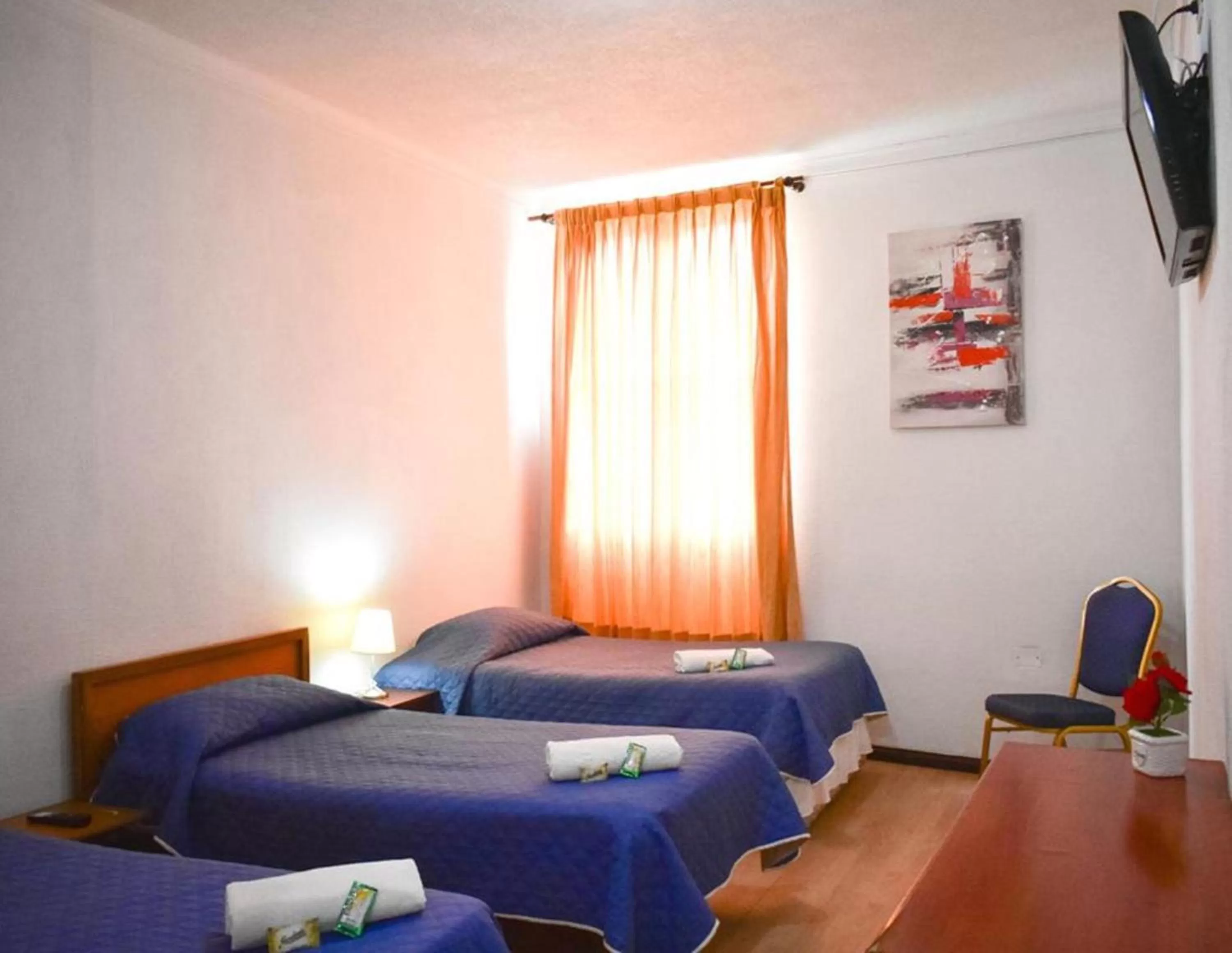 Bed in Hotel Plaza Colon