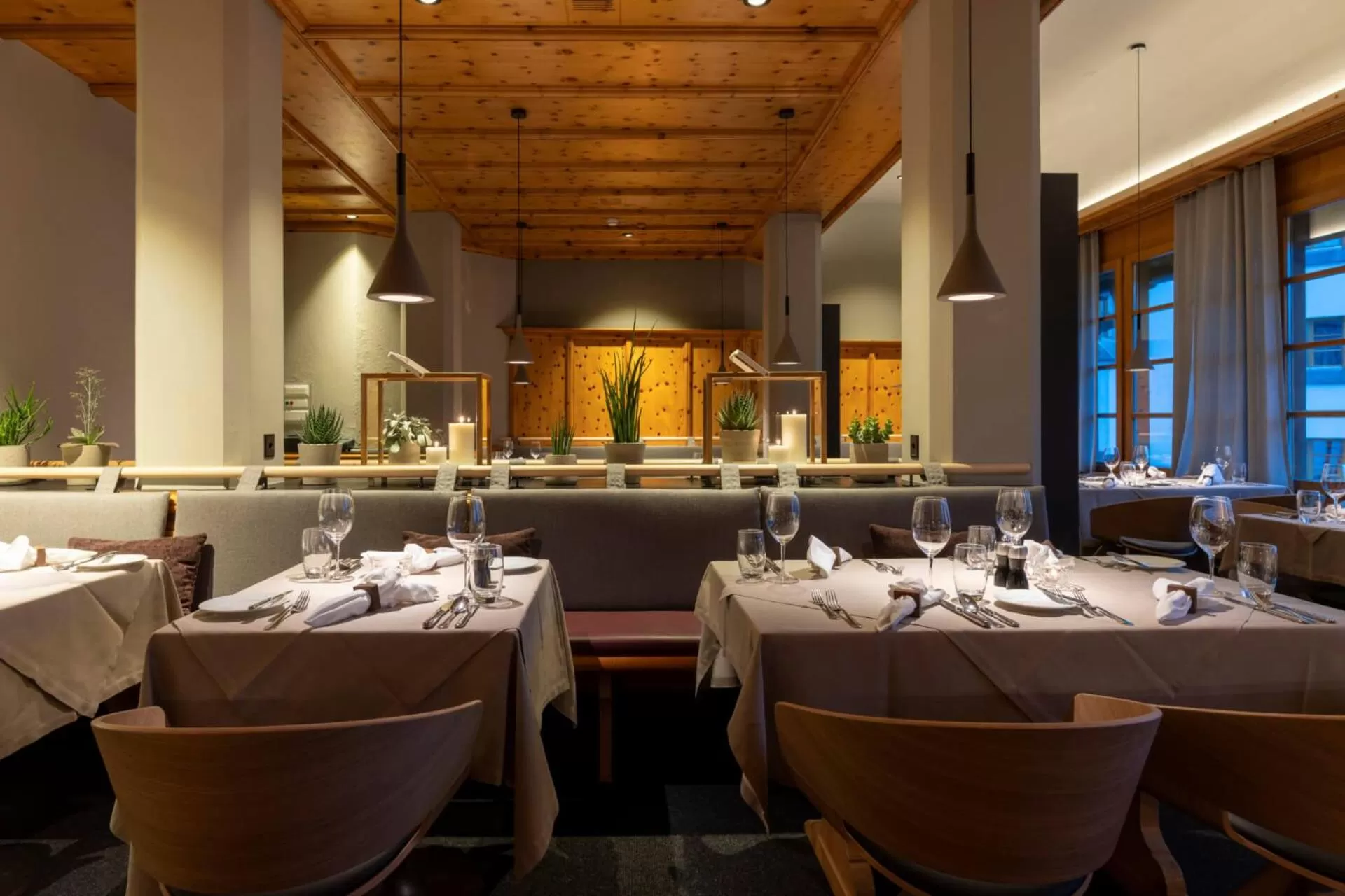 Restaurant/places to eat in Hotel Schweizerhof Lenzerheide
