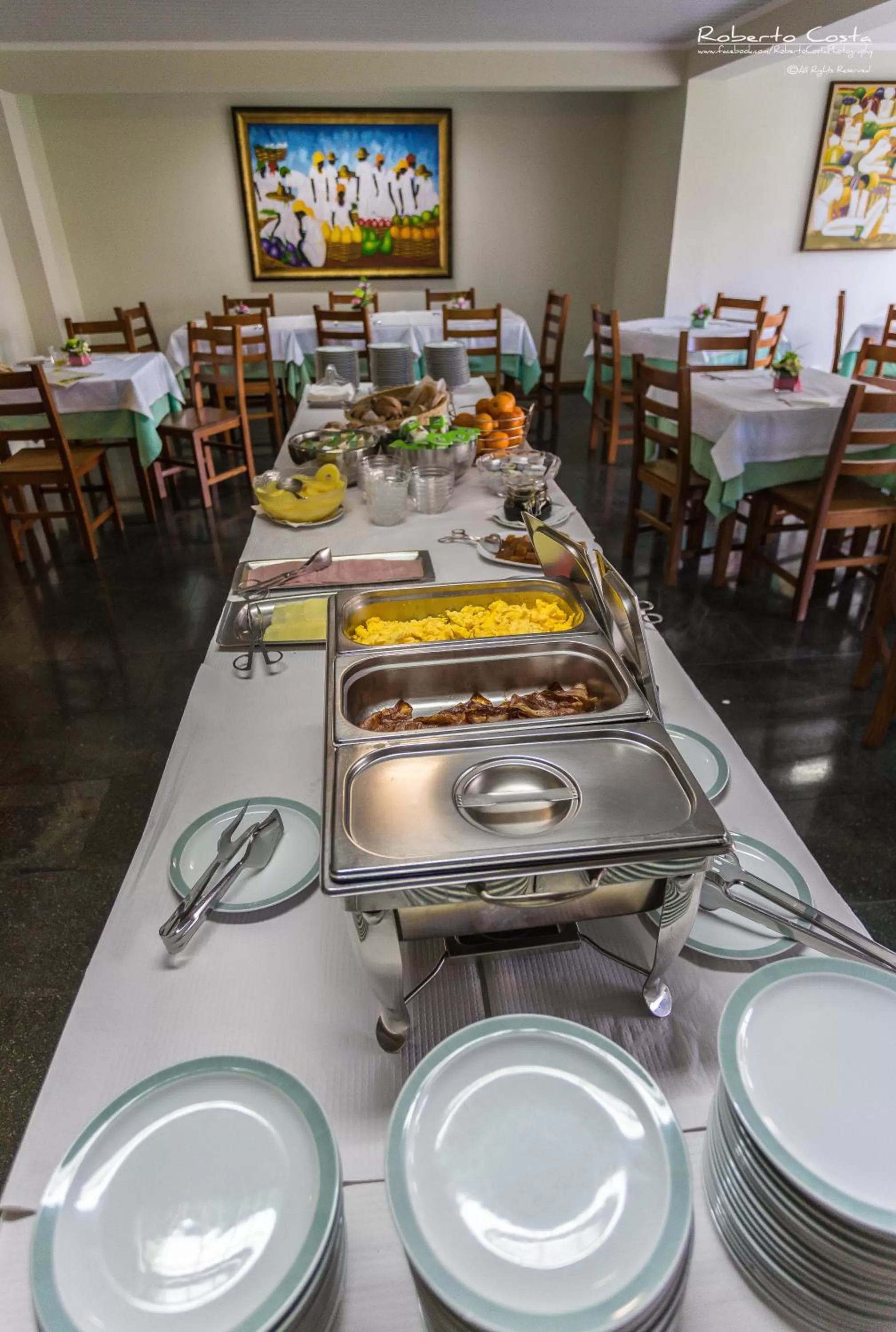 Dining area in Hotel Teresinha