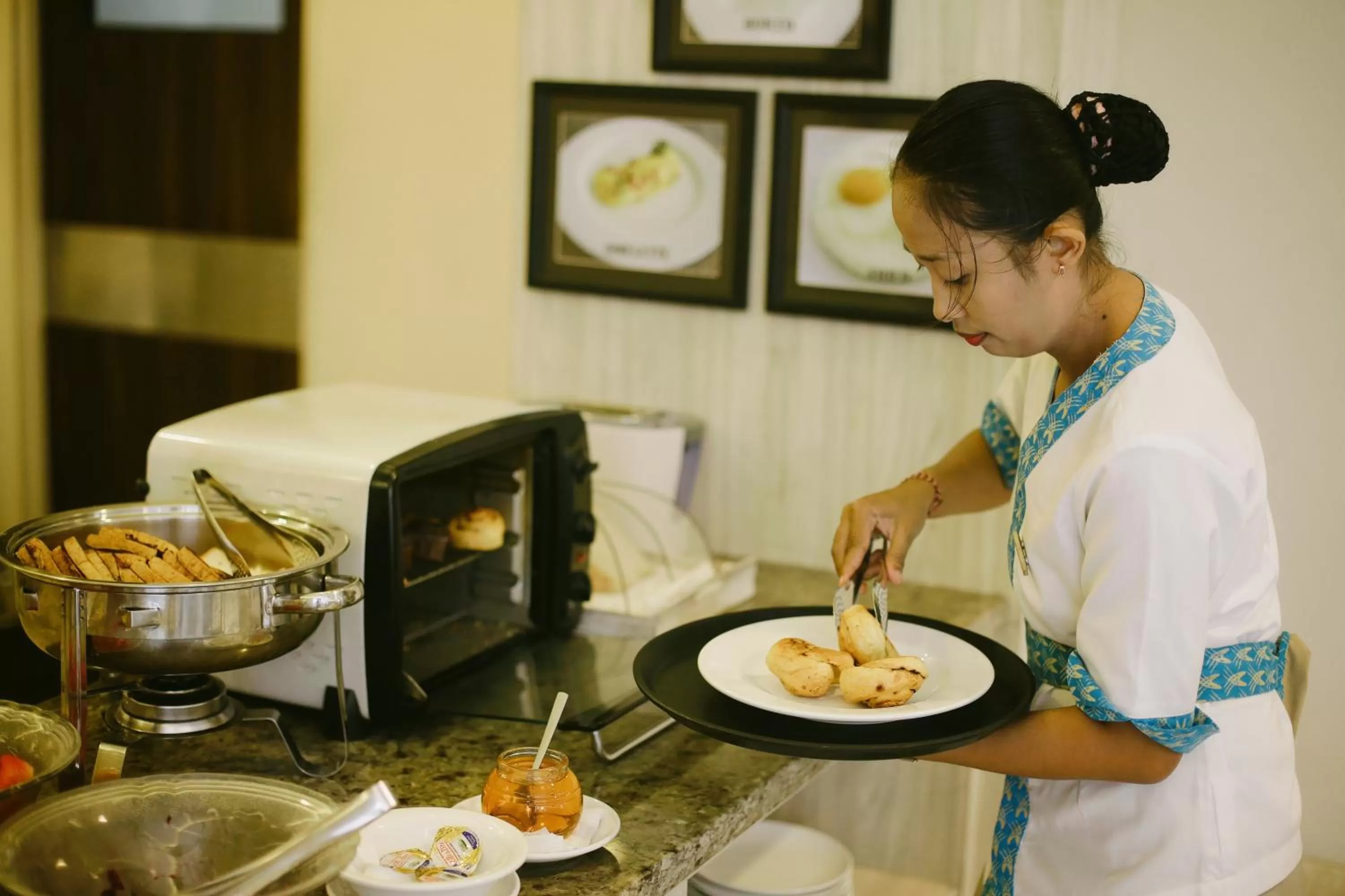 Buffet breakfast in Hotel Terrace at Kuta