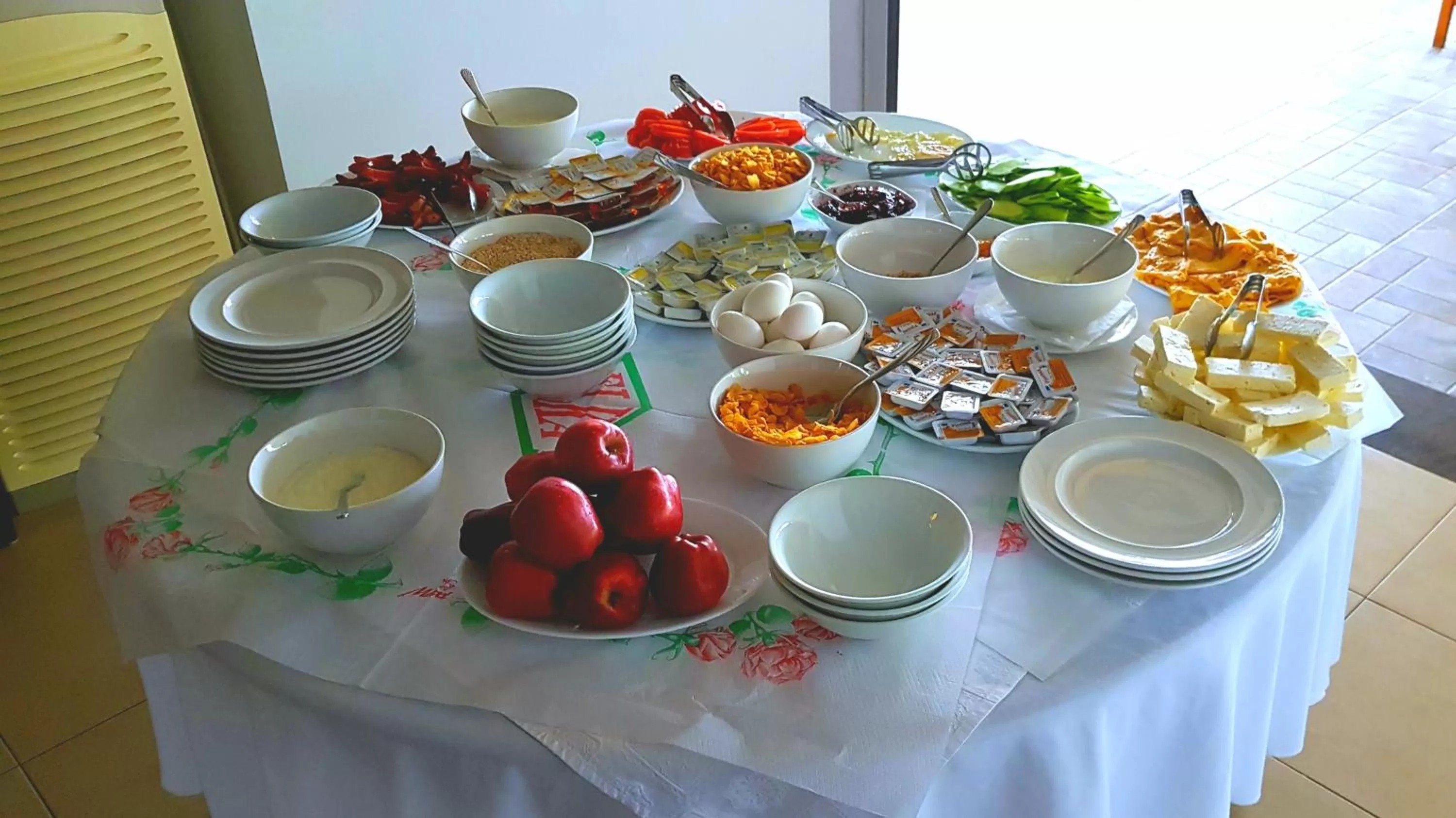 Breakfast in Dhima Hotel