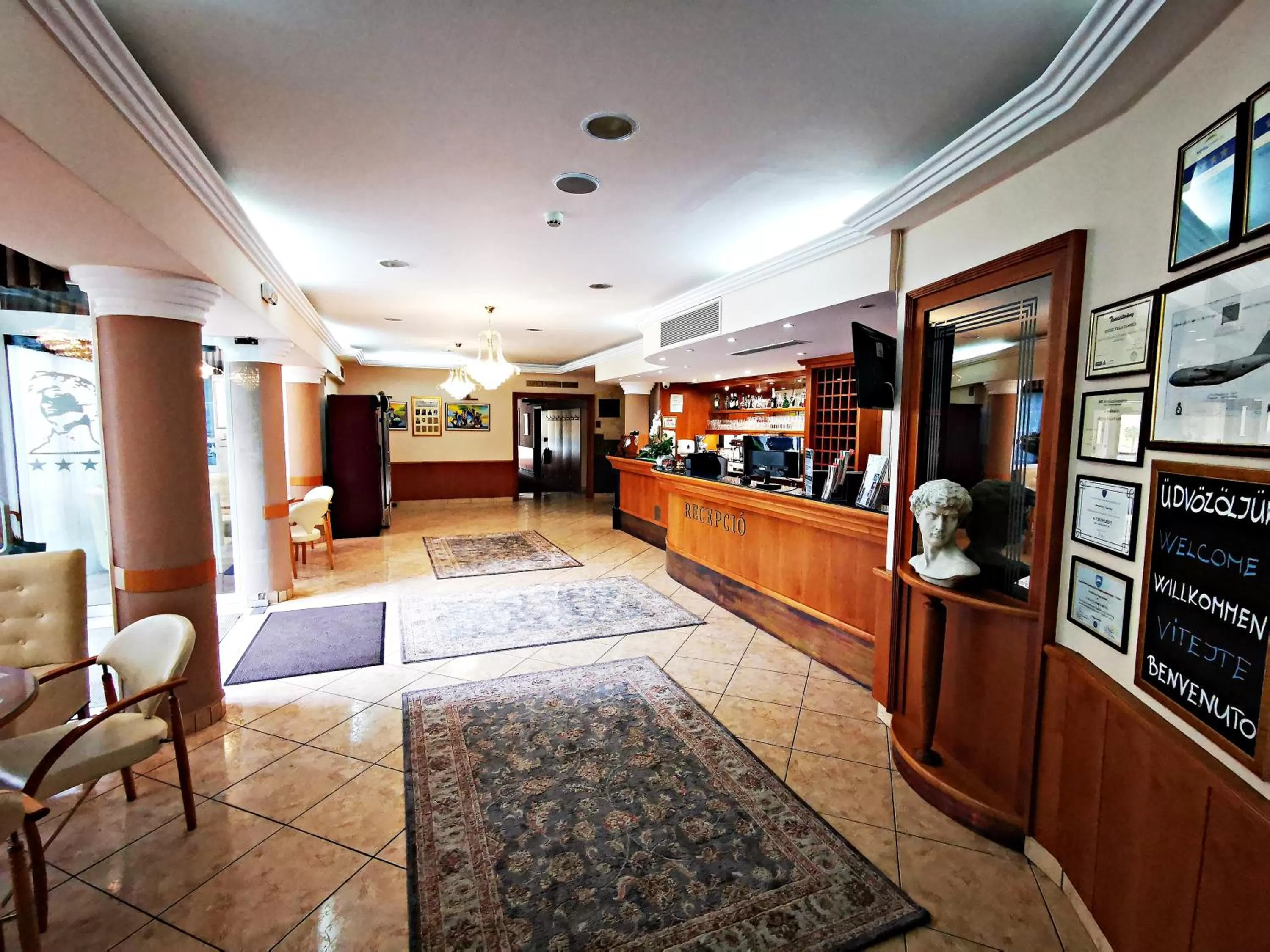 Lobby or reception in Hotel Villa Classica