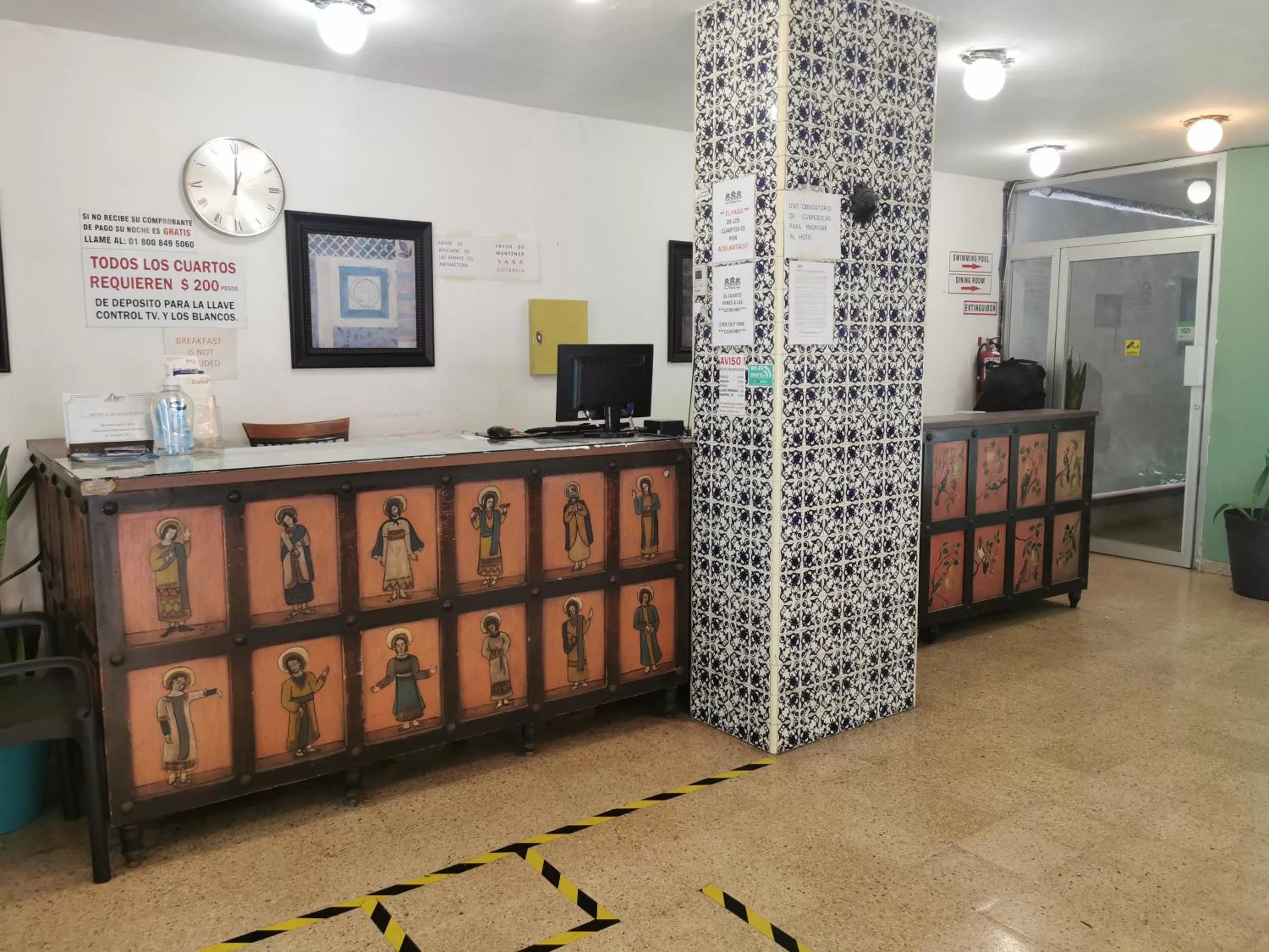 Lobby or reception in Hotel Las Dalias Inn