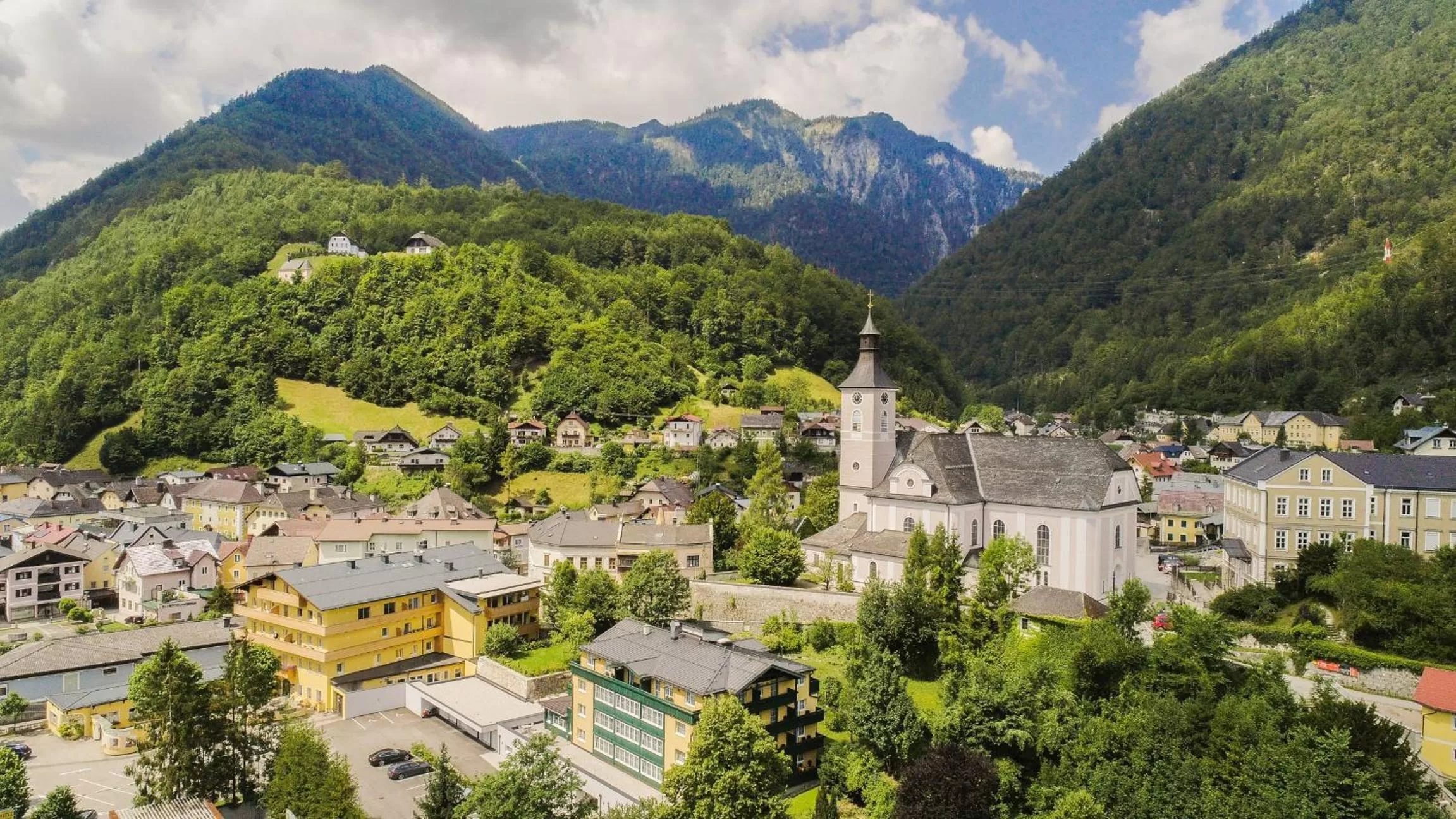 Bird's eye view in Landhotel Post Ebensee am Traunsee ***S