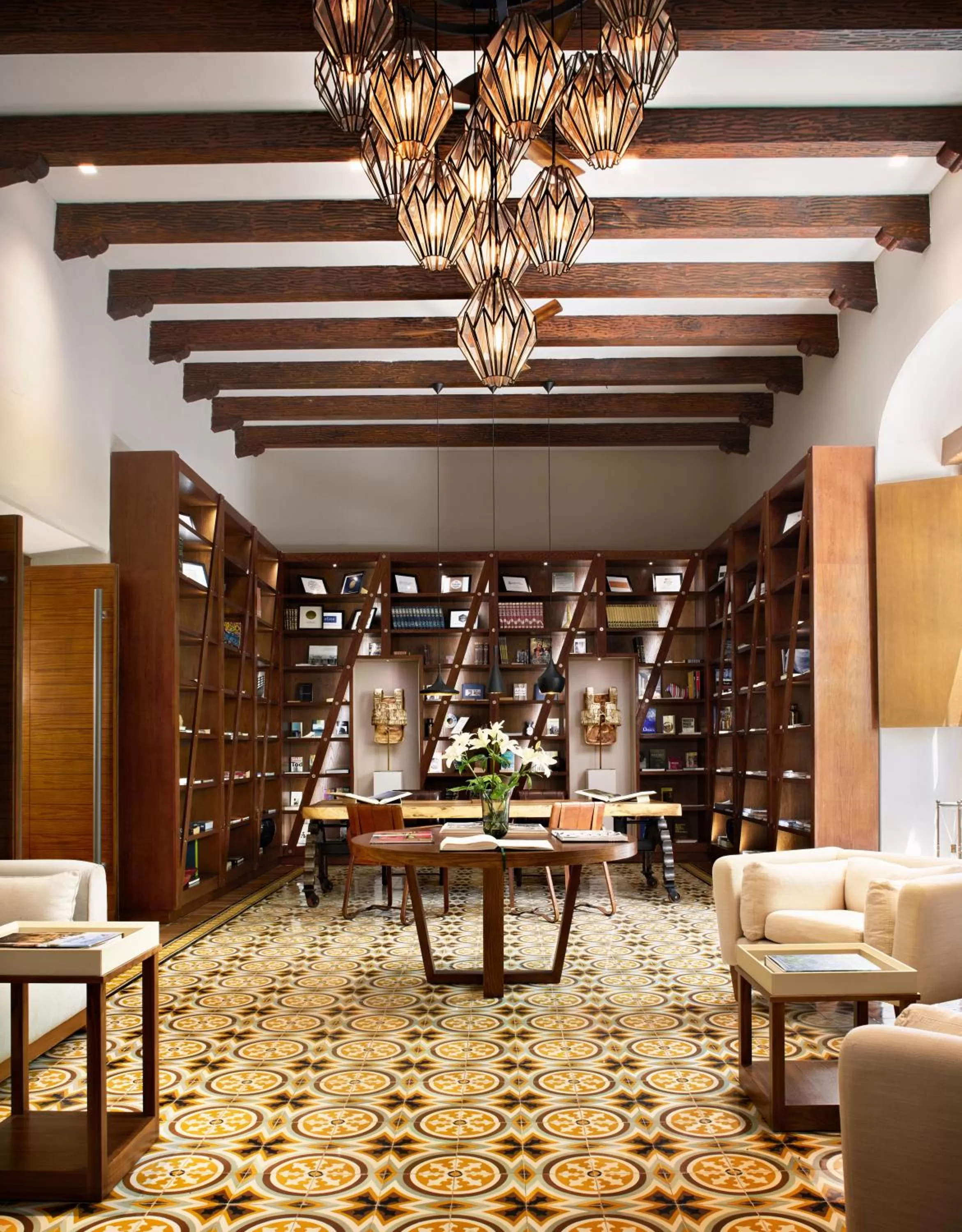 Library in Chablé Yucatan