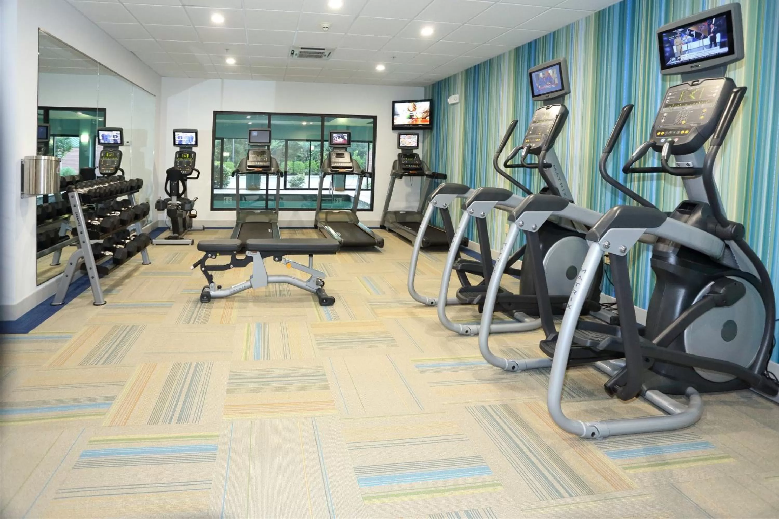 Fitness centre/facilities in Holiday Inn Express & Suites Newport News by IHG