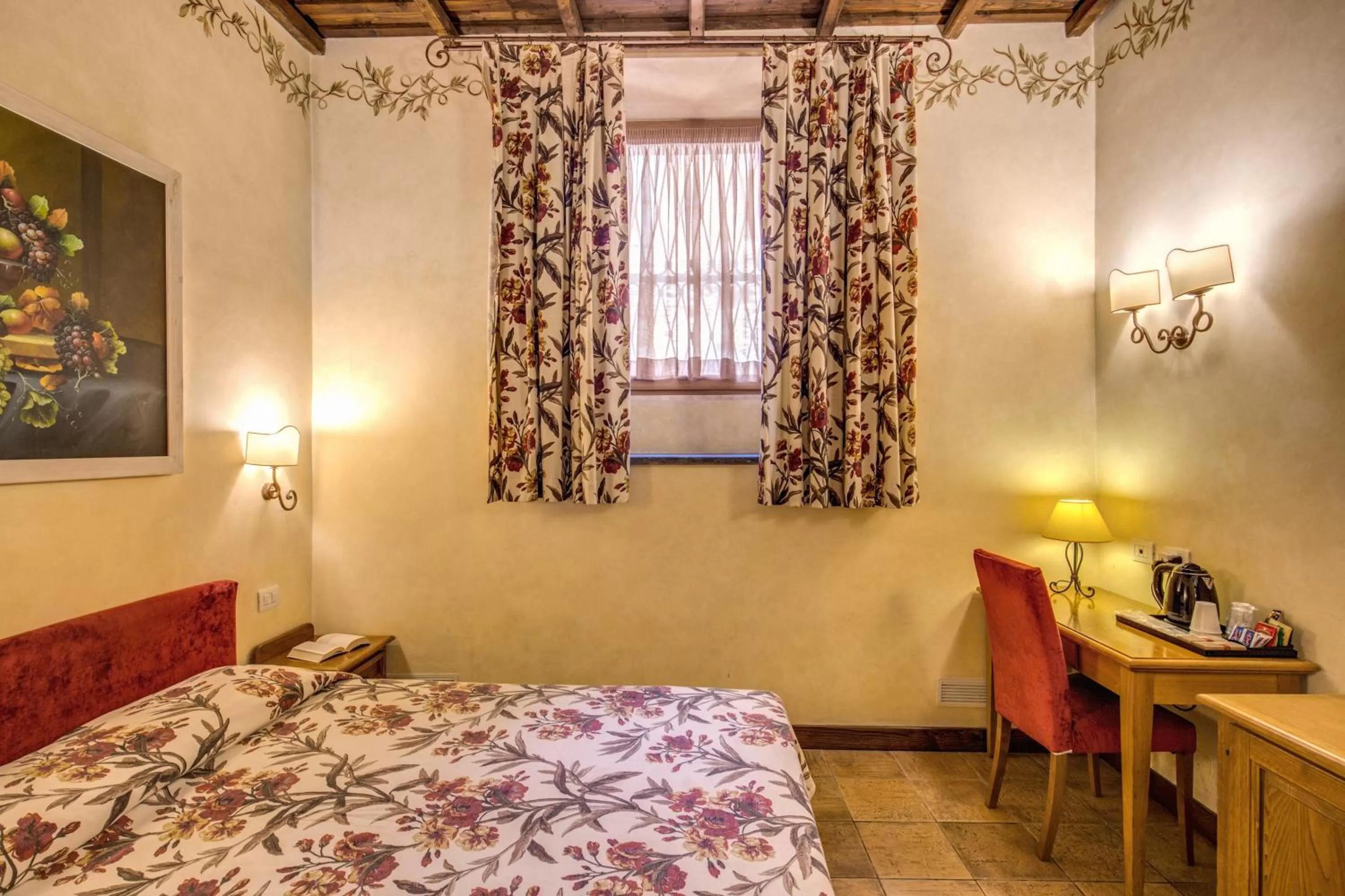 Bedroom, Bed in Residenza San Calisto