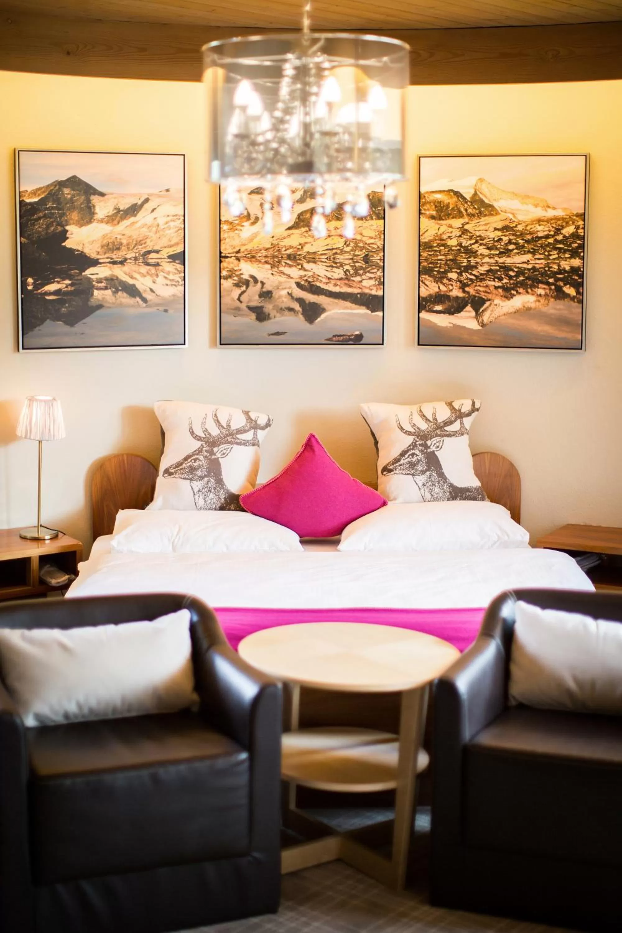 Bed in Hotel Garni Römerhof