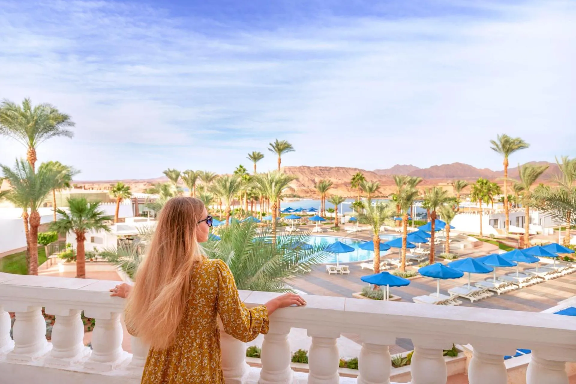 Balcony/Terrace in Albatros Sharm Resort - By Pickalbatros