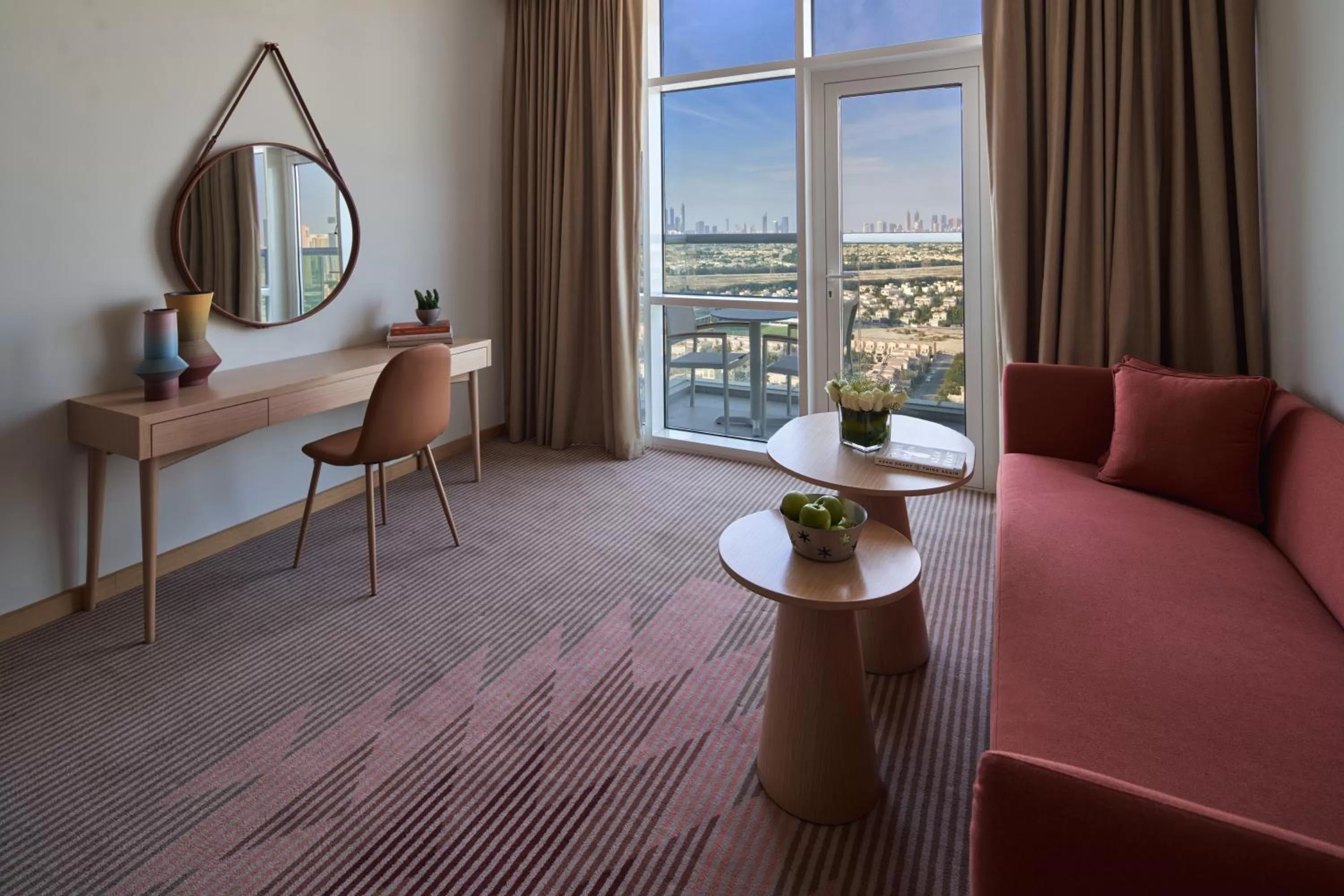 Living room in Novotel Jumeirah Village Triangle