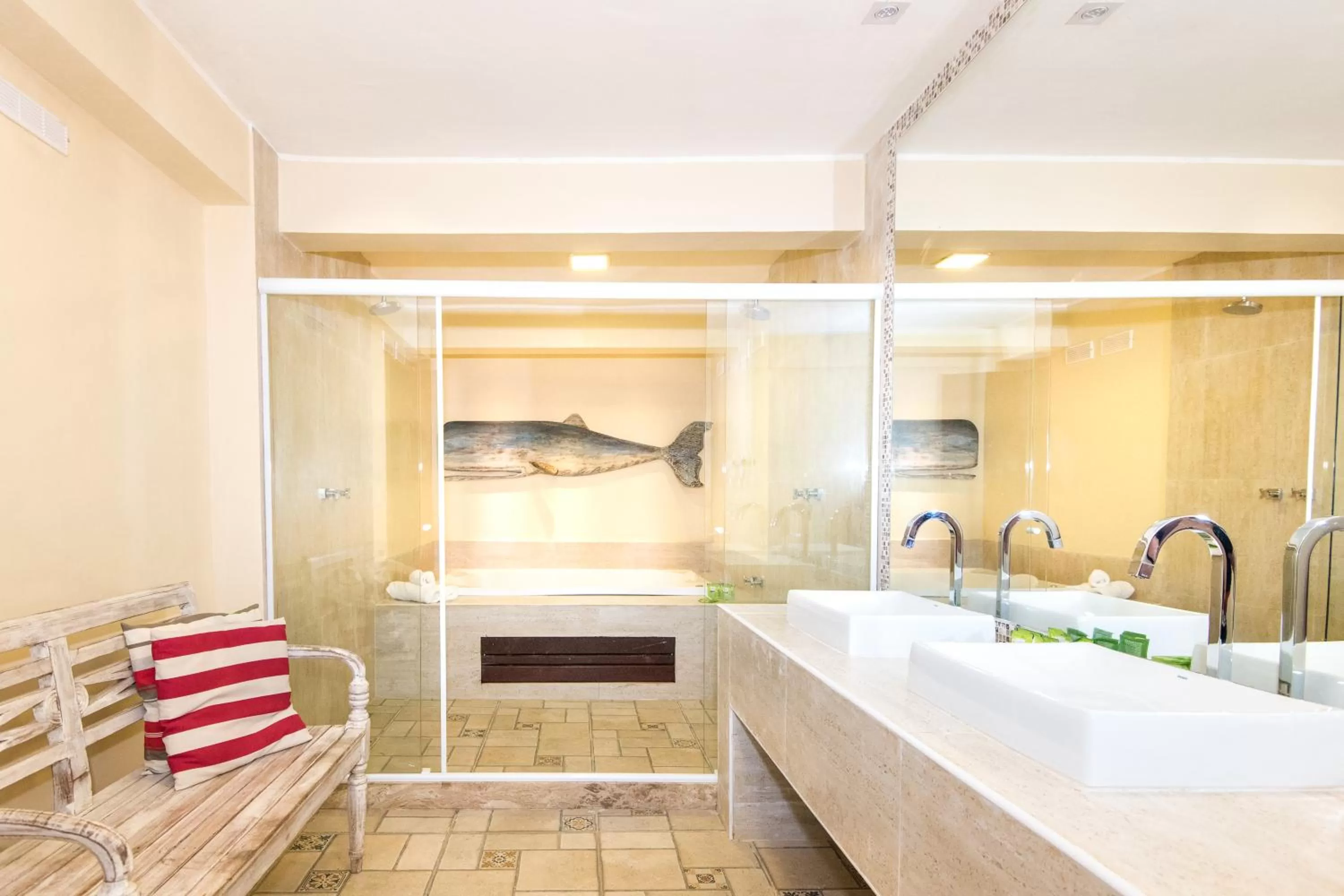 Bathroom in Pousada La Dolce Vita