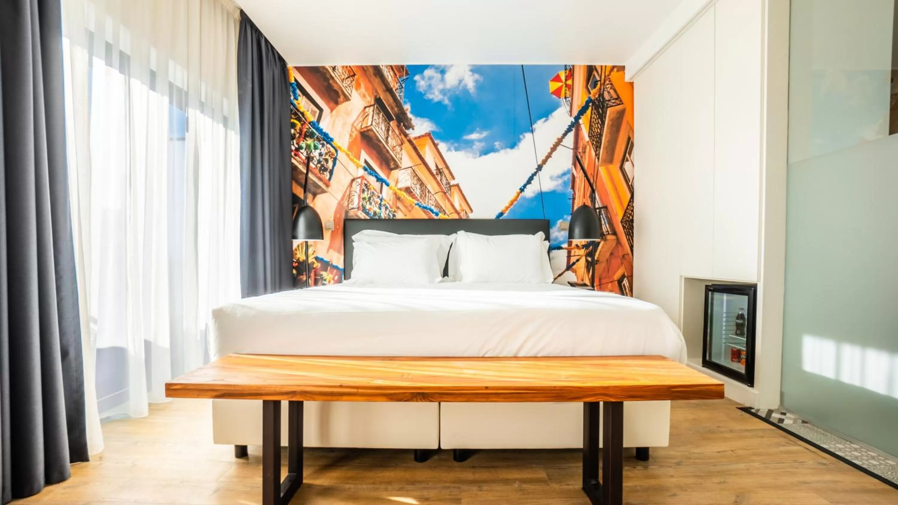 Bed in Hills Hotel Lisboa