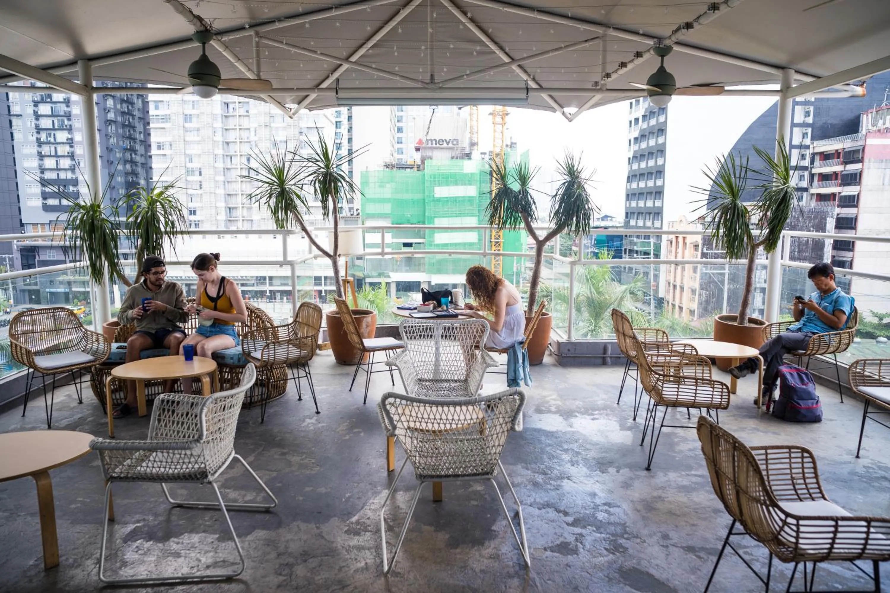 Dining area in Abraham Manila - Located in Central Makati