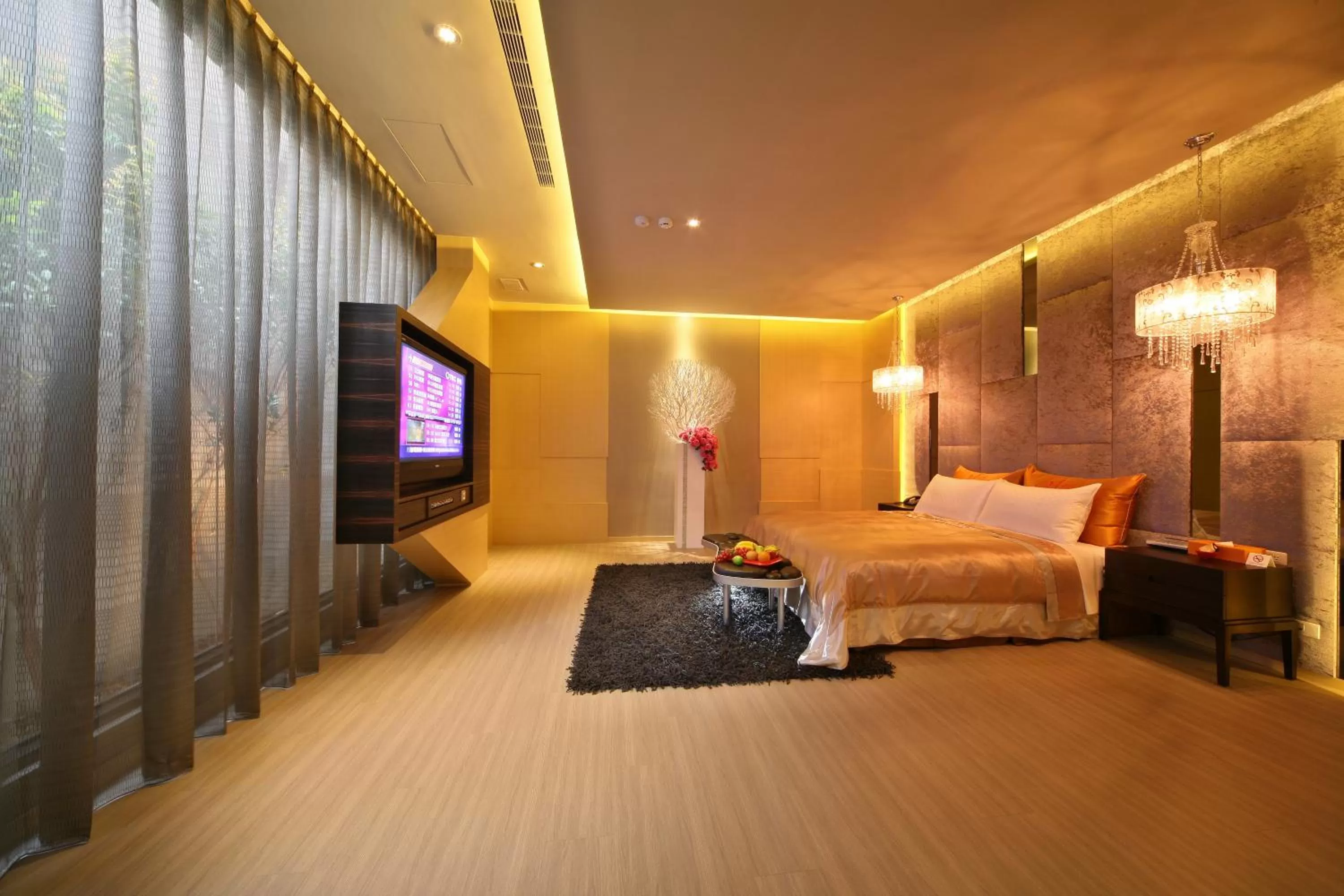 Bed in Han Guan Motel